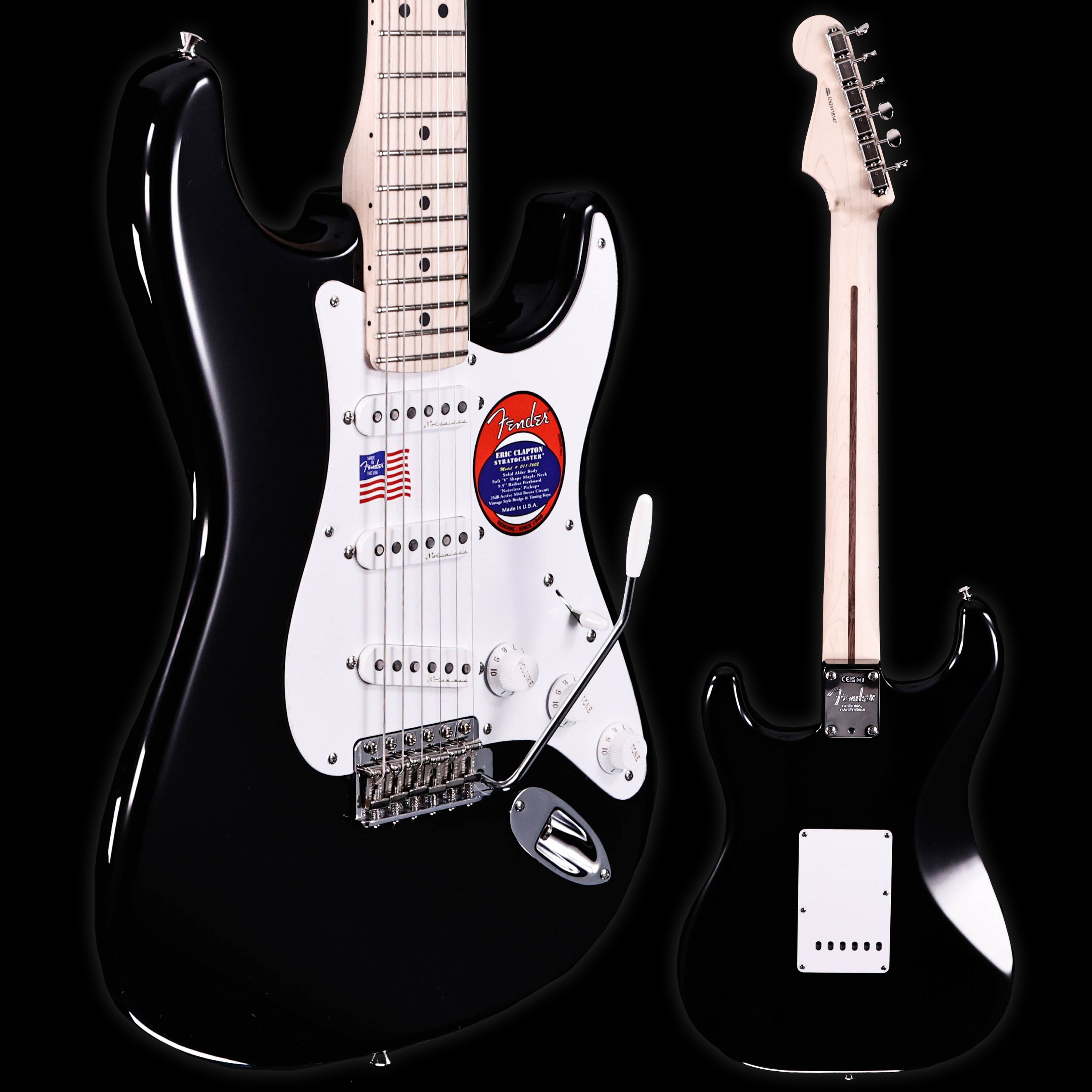 Fender Eric Clapton Stratocaster, Maple Fb, Black