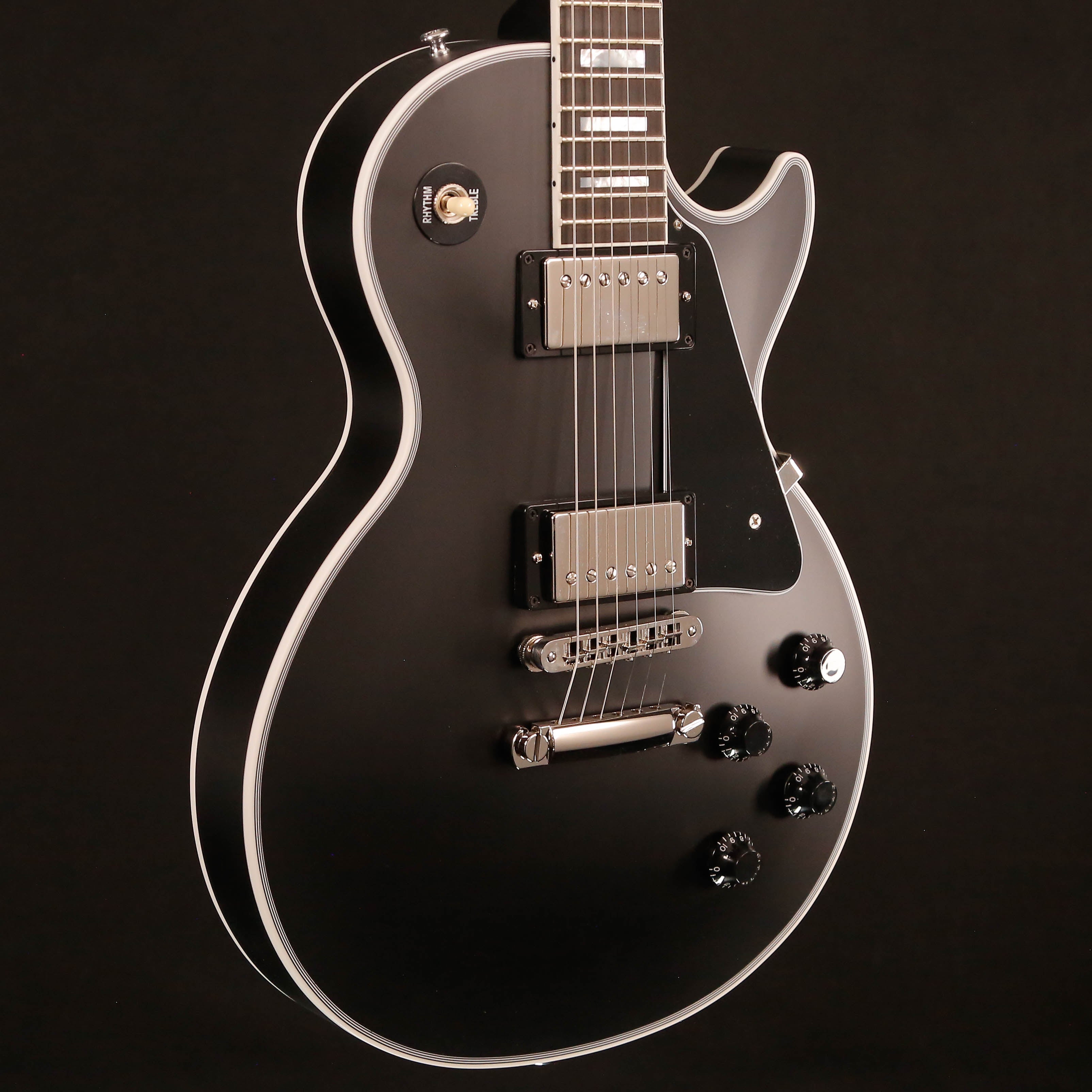 Gibson Les Paul Custom, Ebony Satin Finish, Nickel Hw