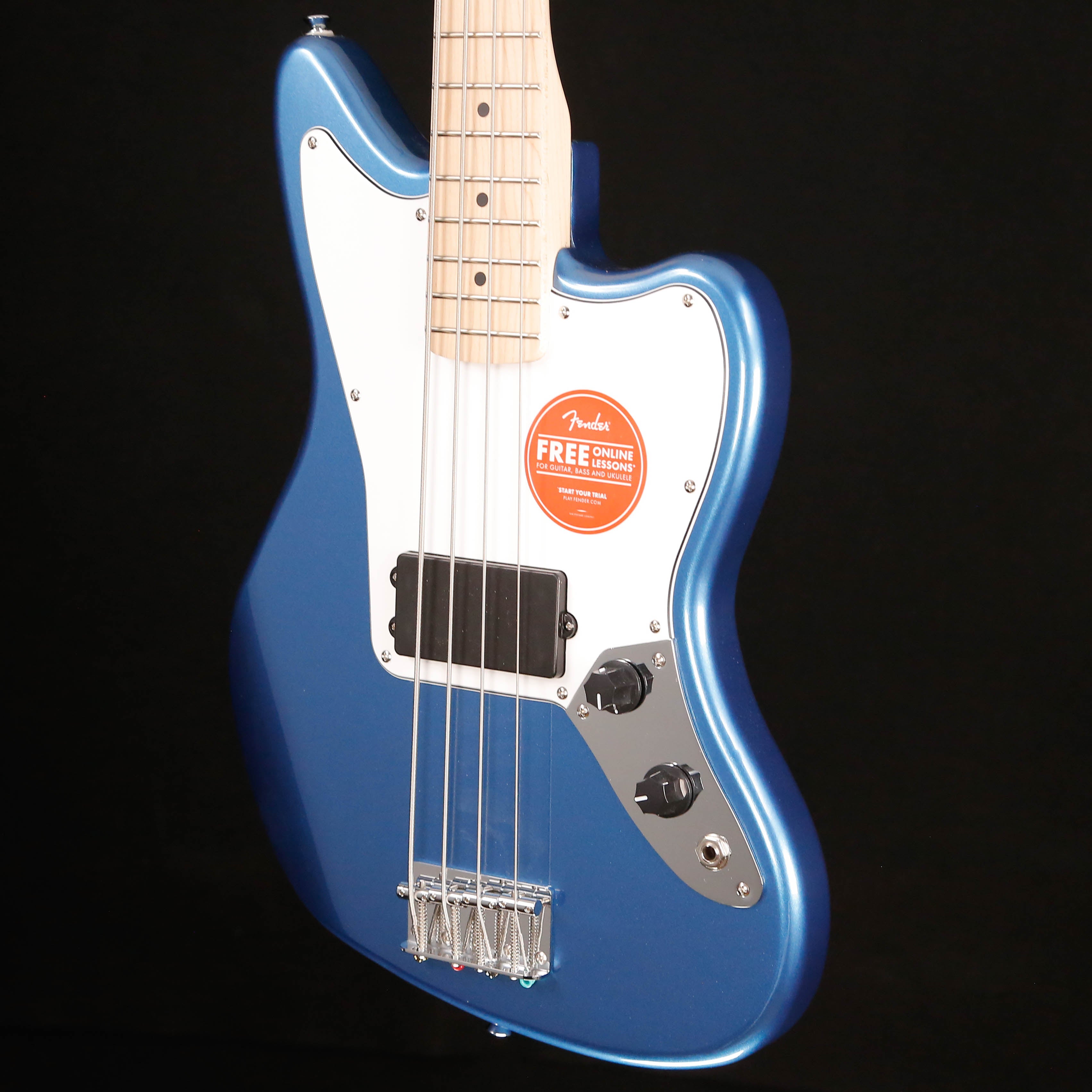 Squier Affinity Jaguar Bass H, Maple Fb, Lake Placid Blue