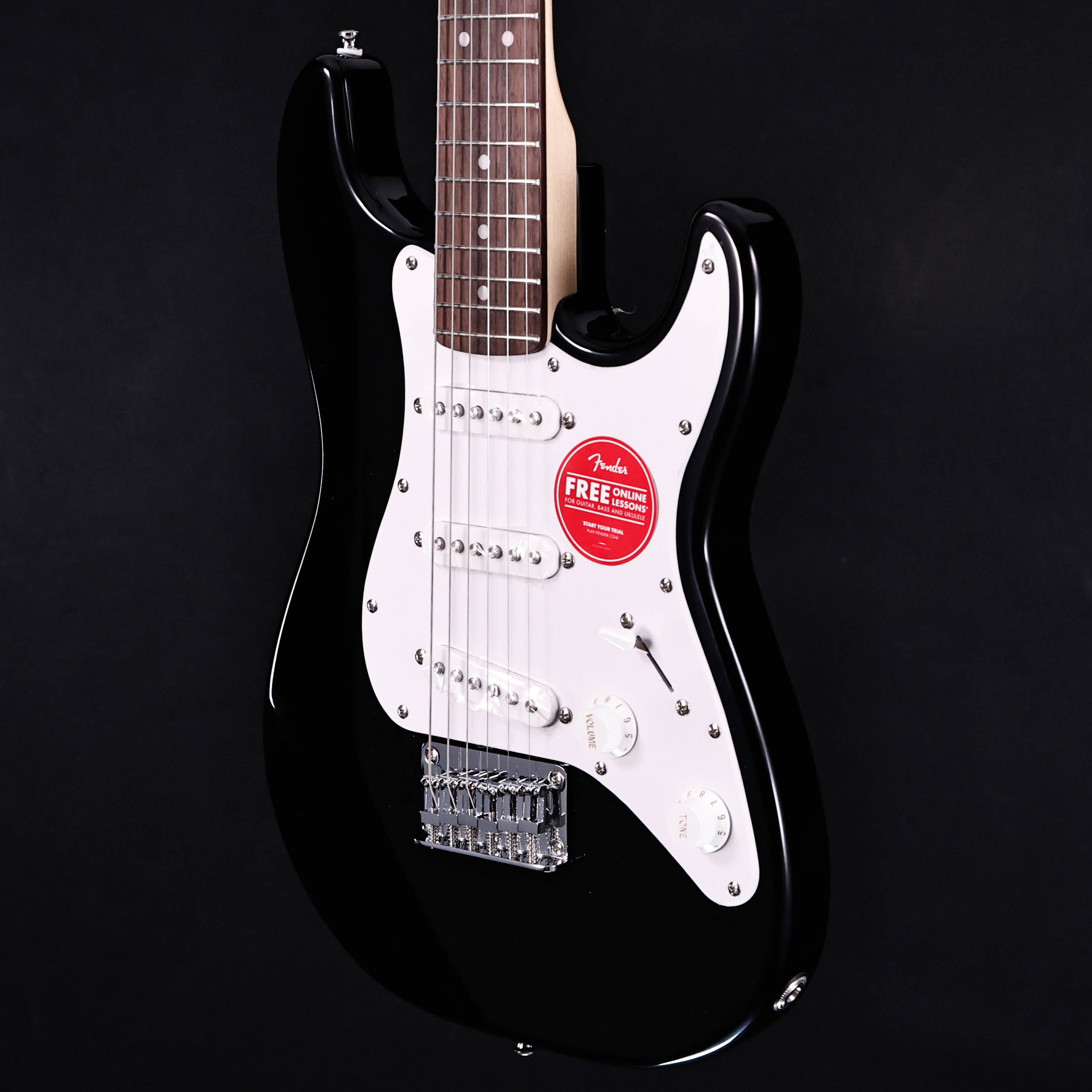 Squier Mini Strat V2, Black 5lbs 8.9oz