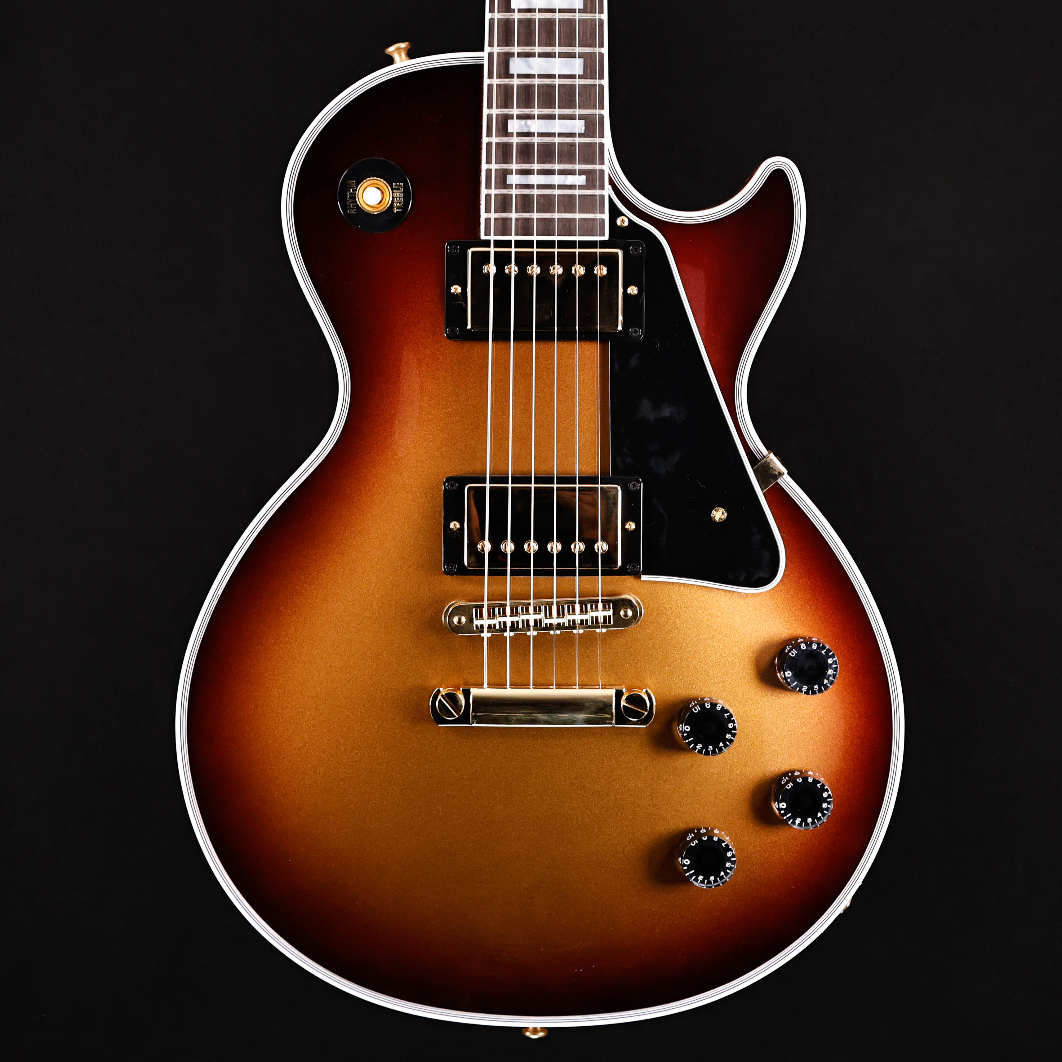 Gibson Les Paul Custom, Viceroy Goldburst w Natural Back Gloss 10lbs 2.2oz
