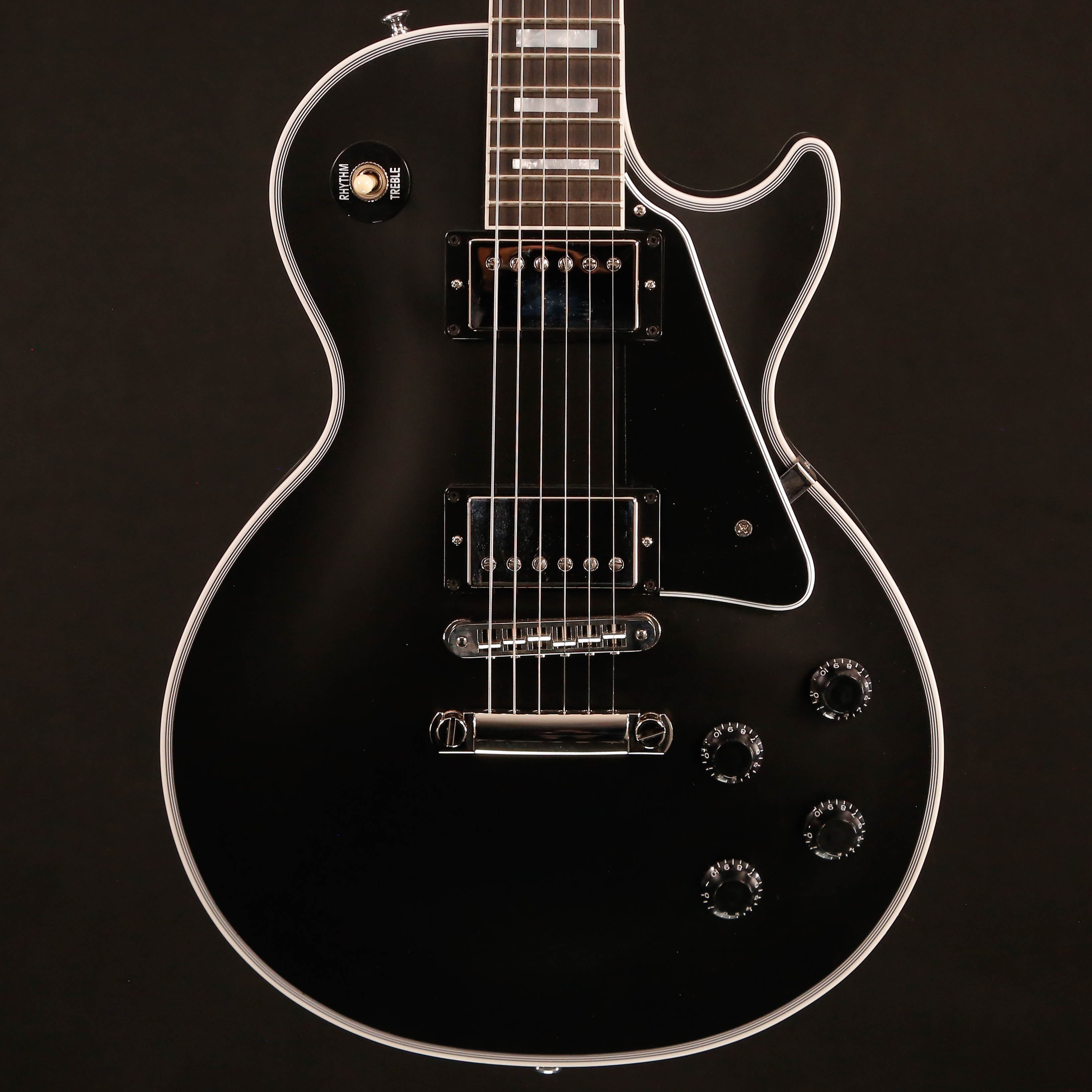 Gibson Les Paul Custom, Ebony Satin Finish, Nickel Hw