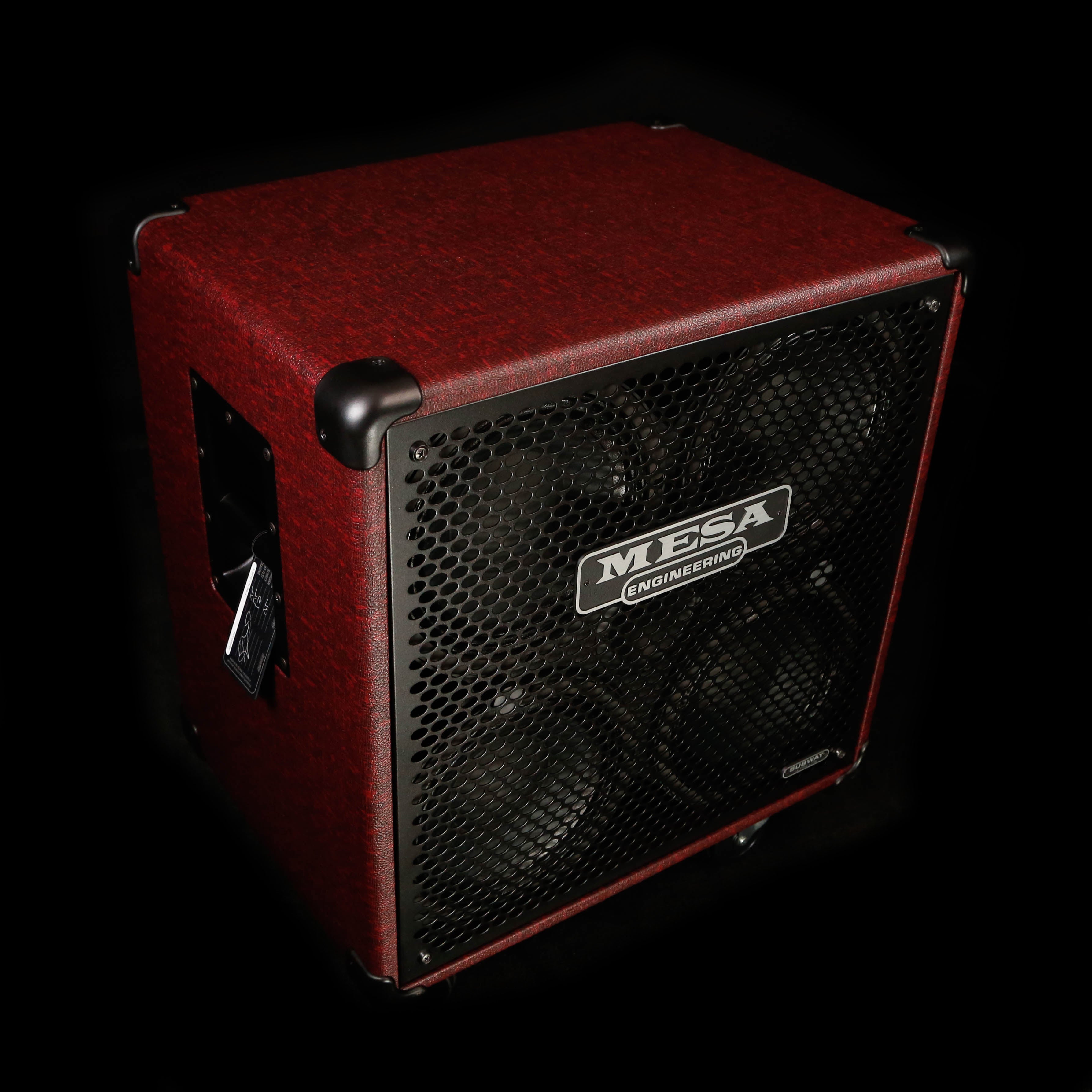 Mesa Boogie Subway 4x10 Bass Cabinet, Vintage Bordeaux Bronco, Black Grille