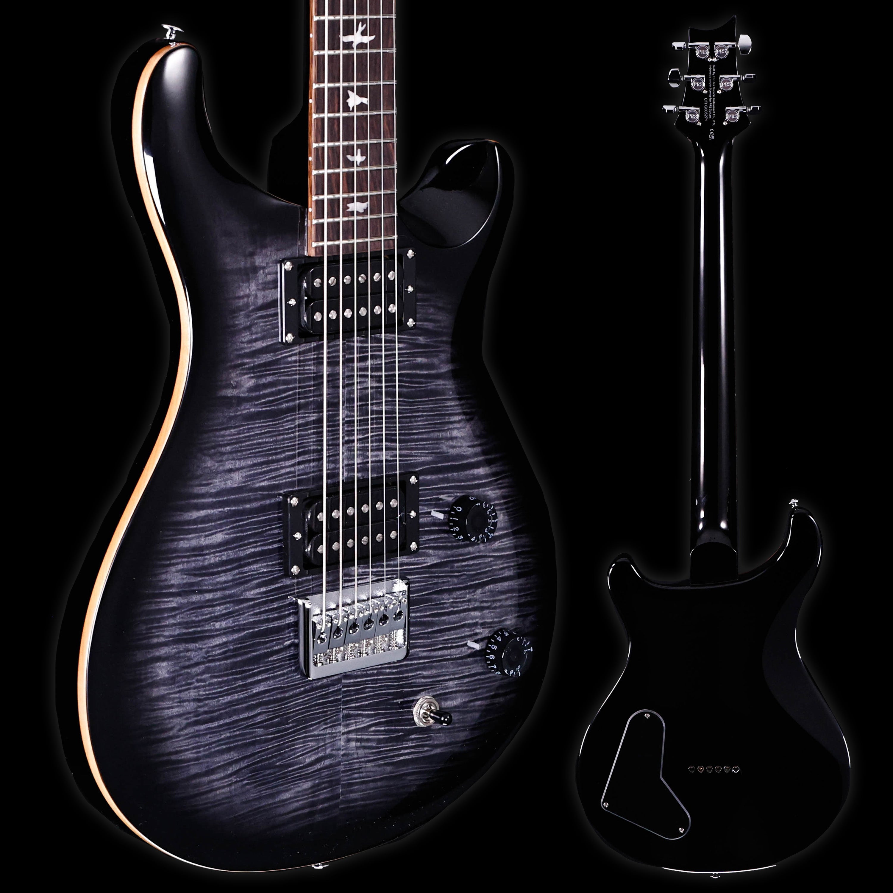 PRS SE 277 Baritone Electric, Charcoal Burst