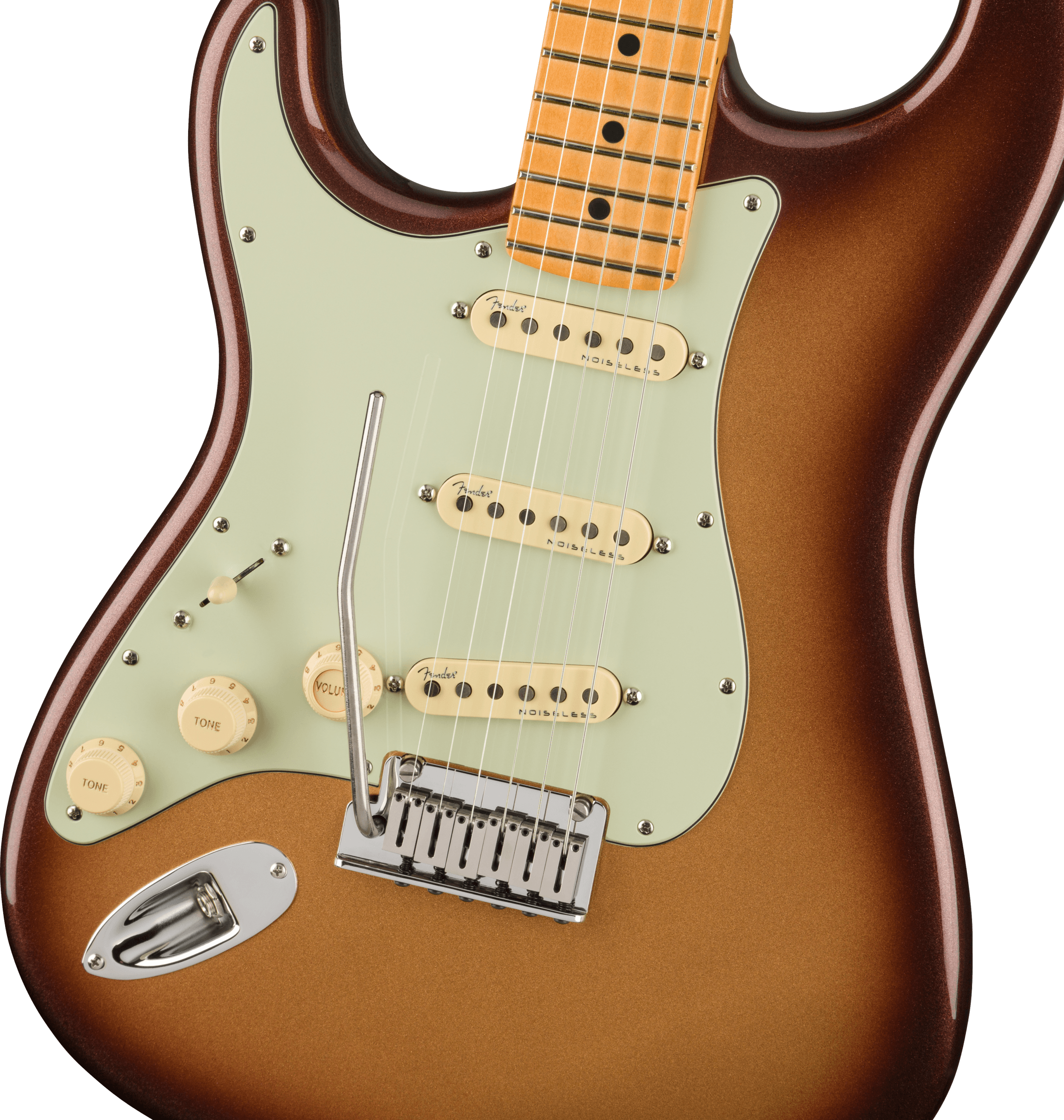 Fender American Ultra Stratocaster Left-Hand, Maple Fingerboard, Mocha Burst