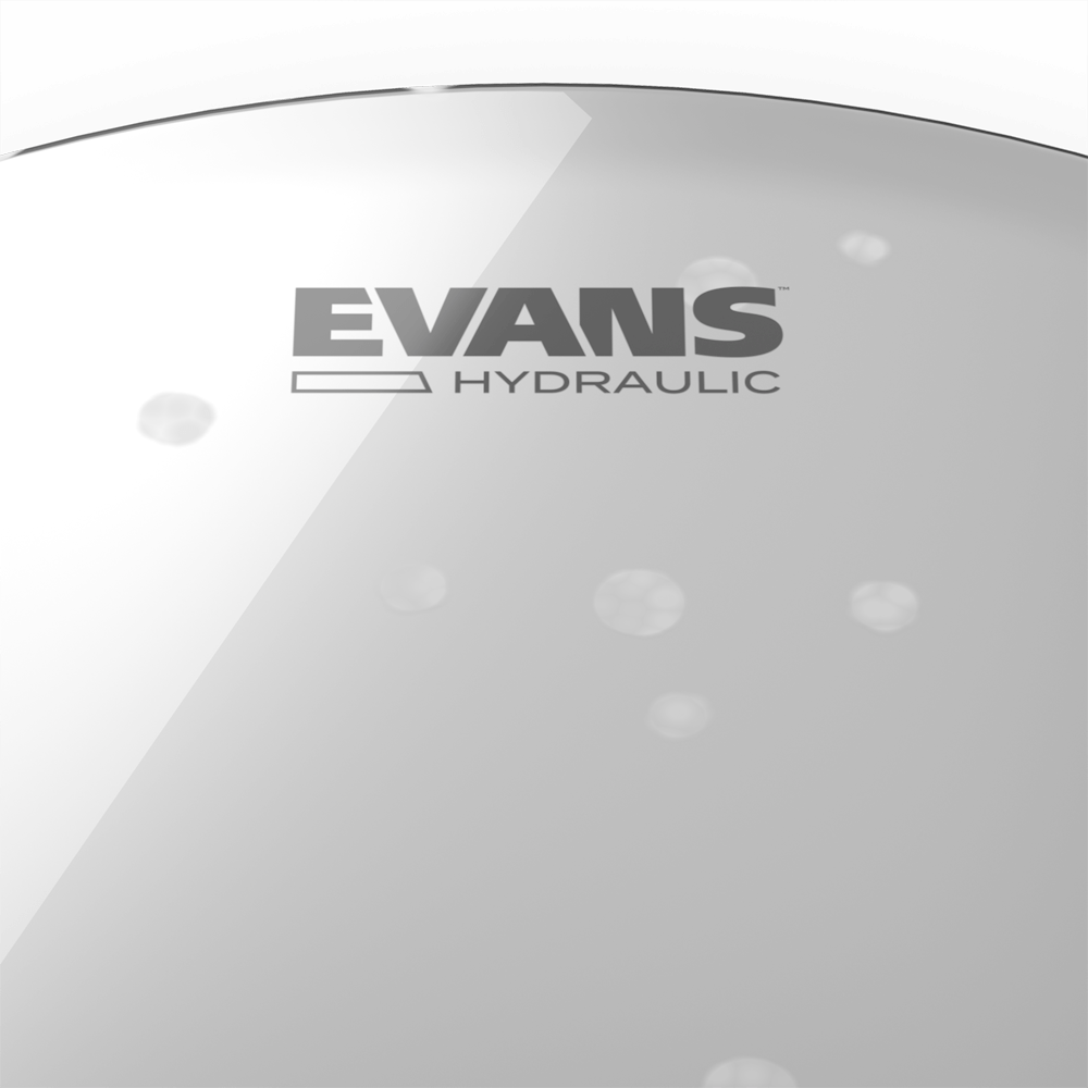 Evans Hydraulic Glass (Clear) Bass Drum Head, 22 Inch