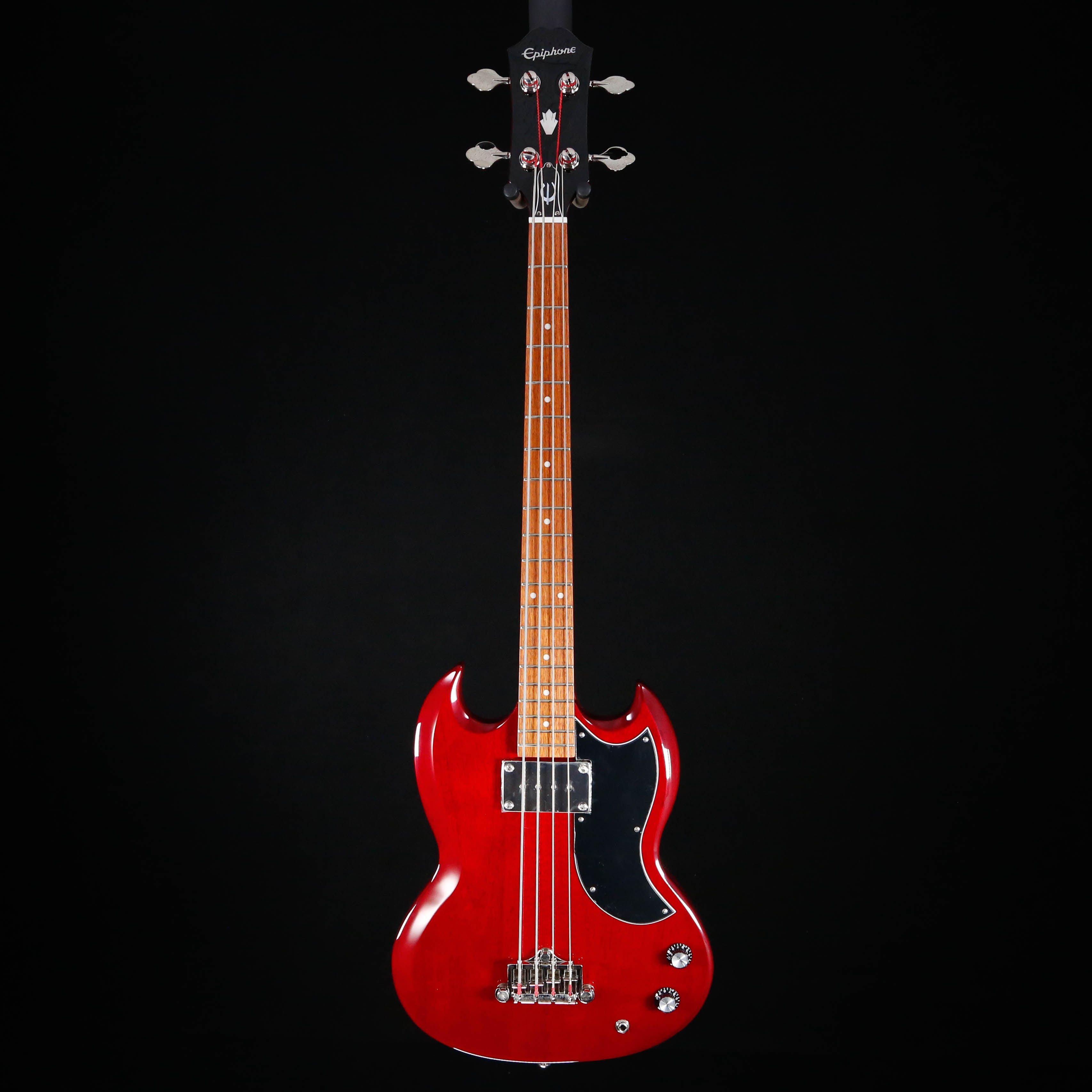 Epiphone EB-0 Bass (1 Pickup), Cherry, Chrome Hw