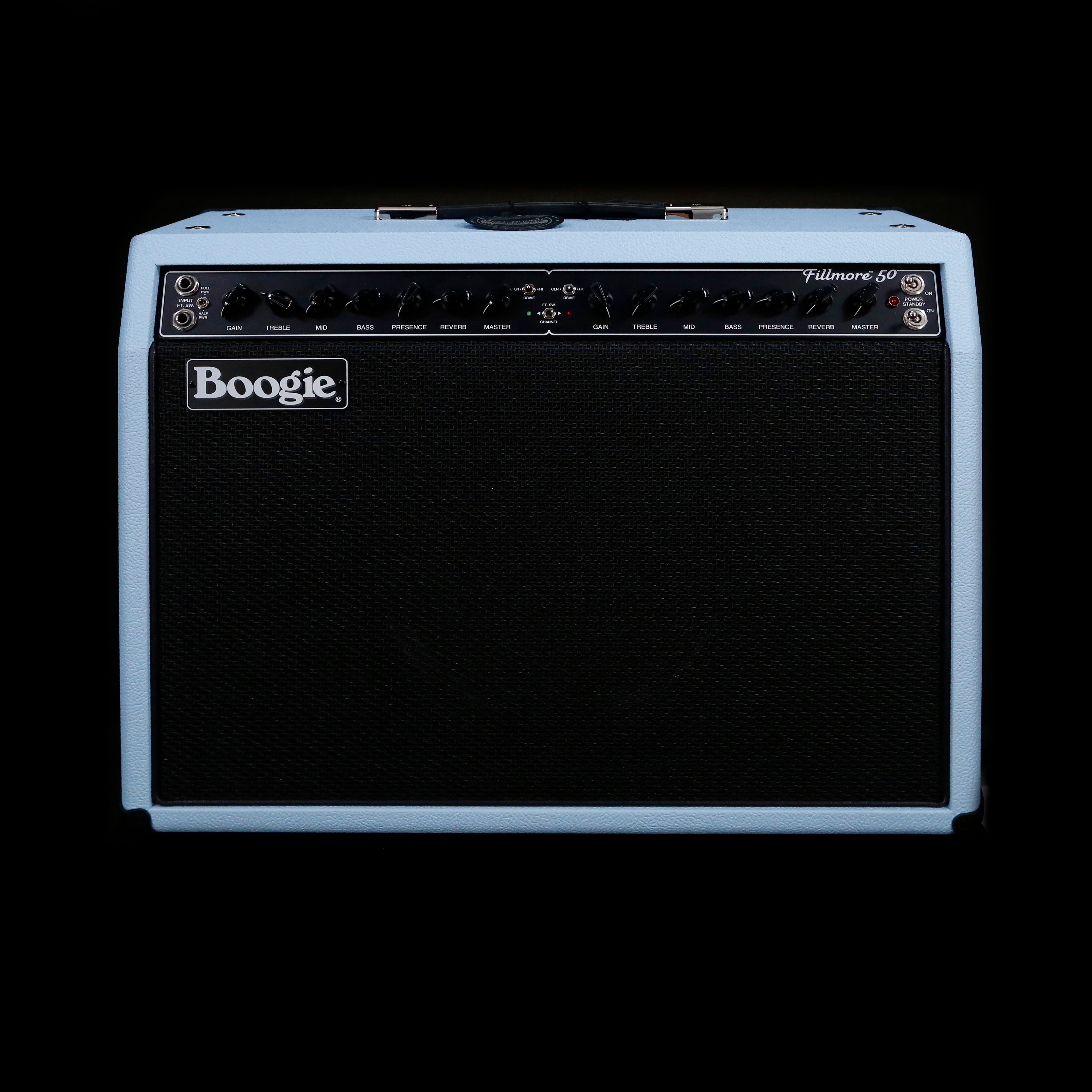 Mesa Boogie Fillmore 50 Configured 1x12 Combo, Baby Blue Bronco