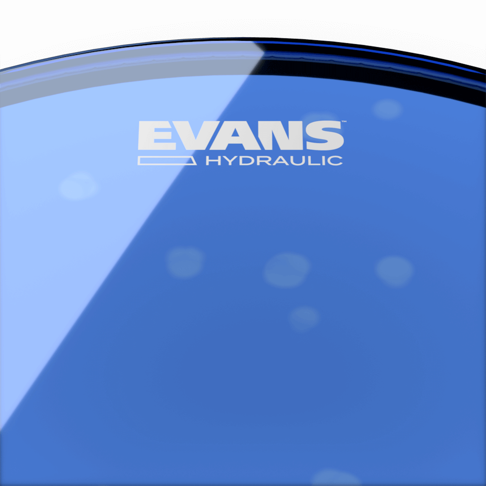 Evans Hydraulic Blue Bass Drum Head, 22 Inch