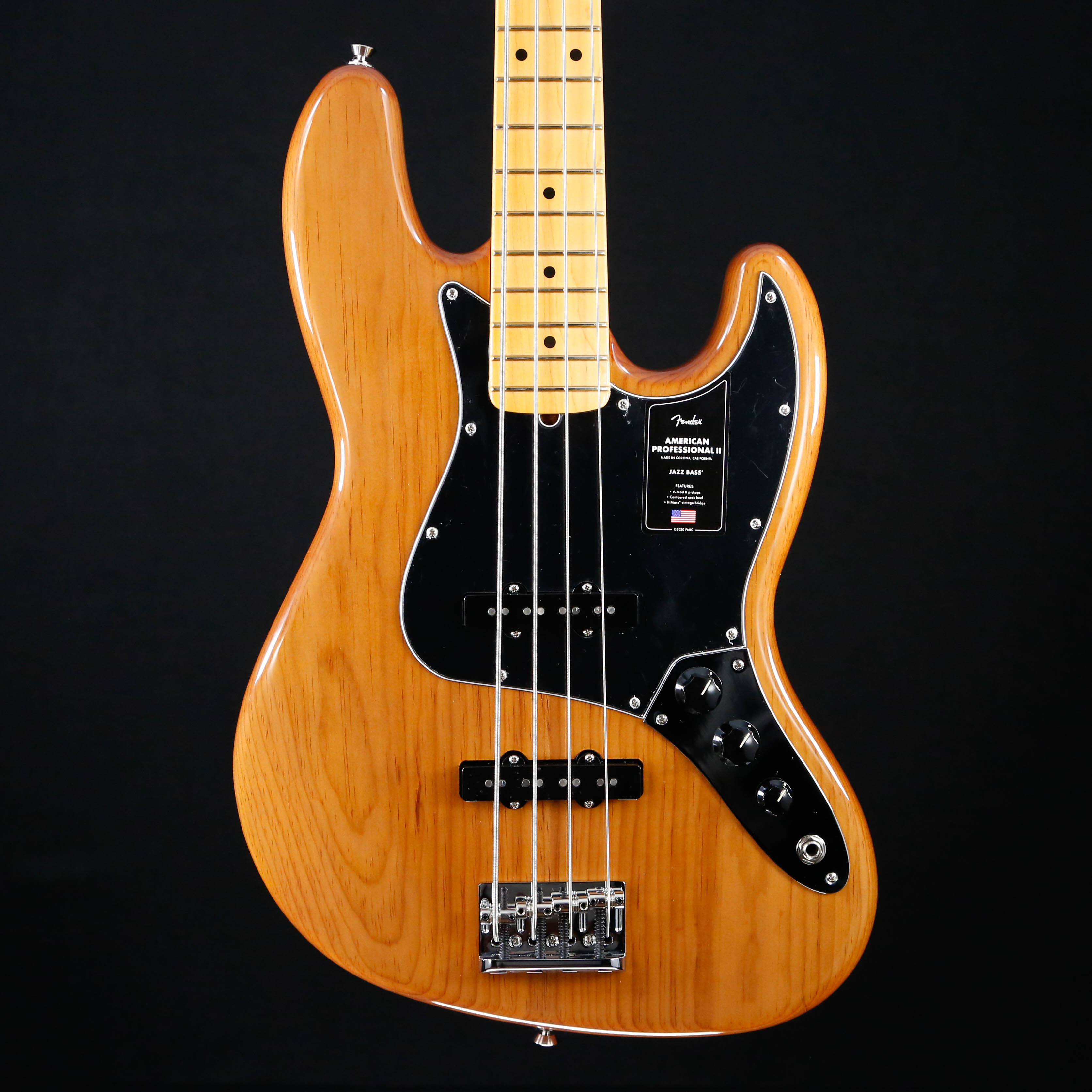Fender American Professional II Jazz Bass, Maple Fb, Roasted Pine