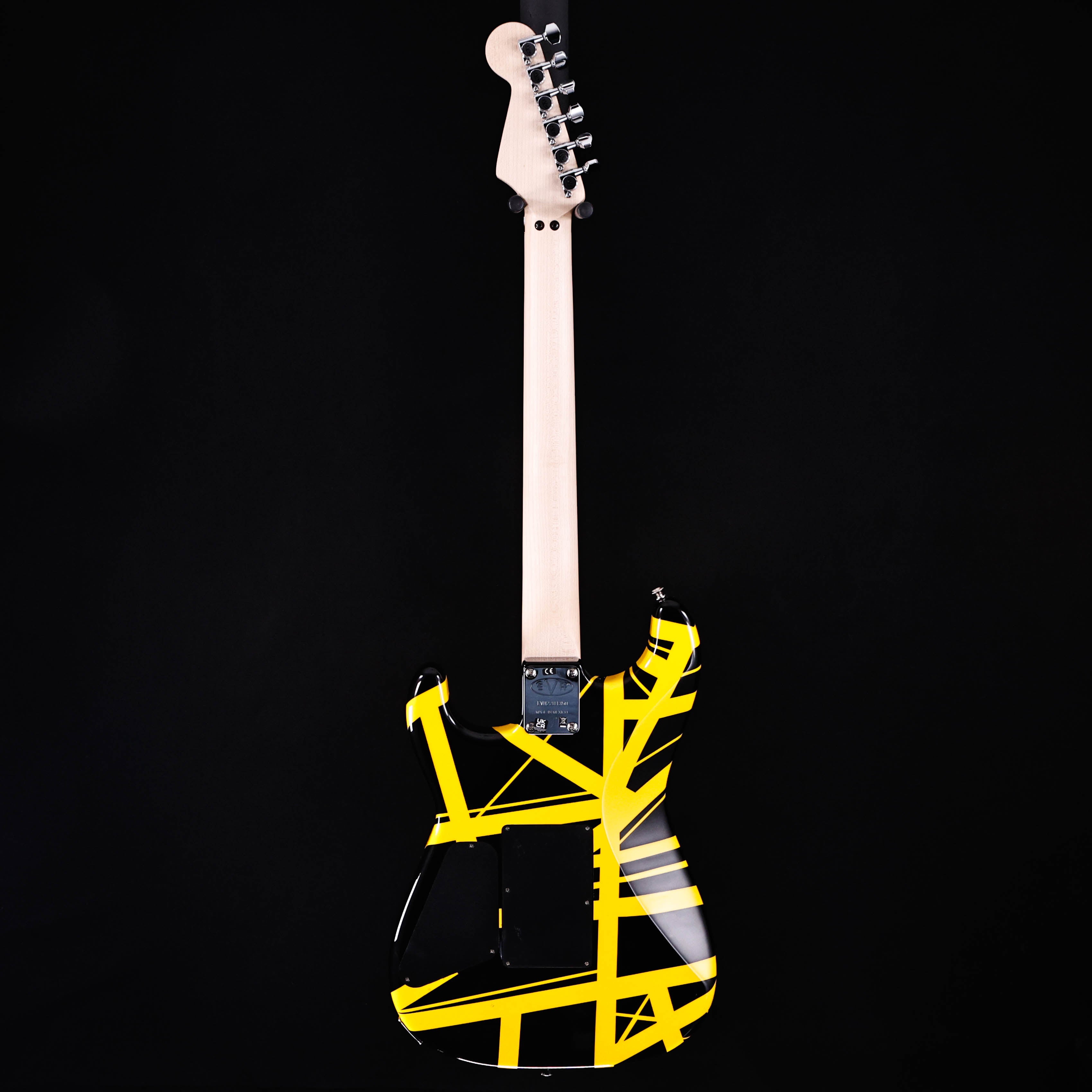 EVH Striped Series, Black w Yellow Stripes