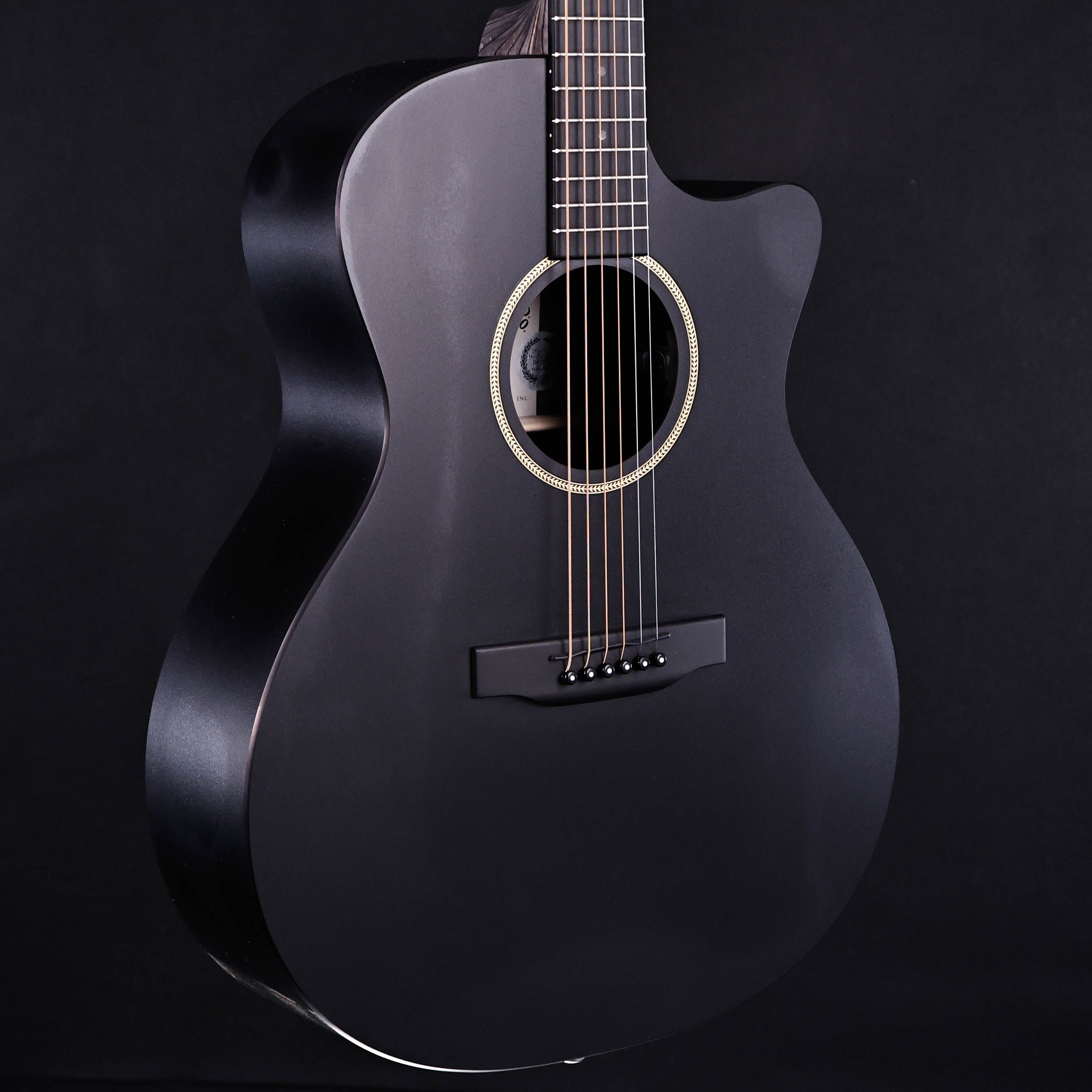 Martin GPC-X1E Grand Performance Acoustic-Electric, Black 4lbs 13.1oz