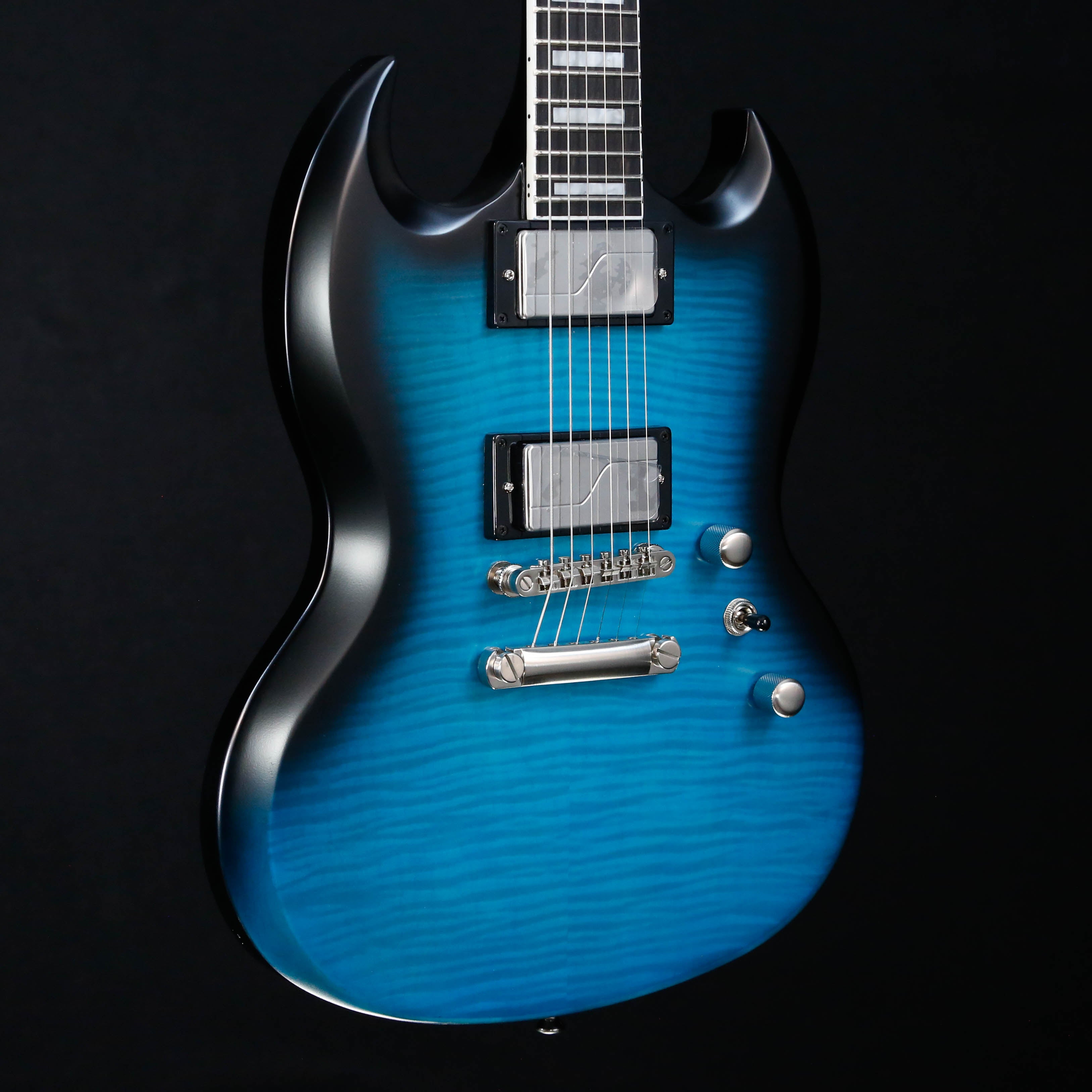 Epiphone SG Prophecy, Blue Tiger Aged Gloss