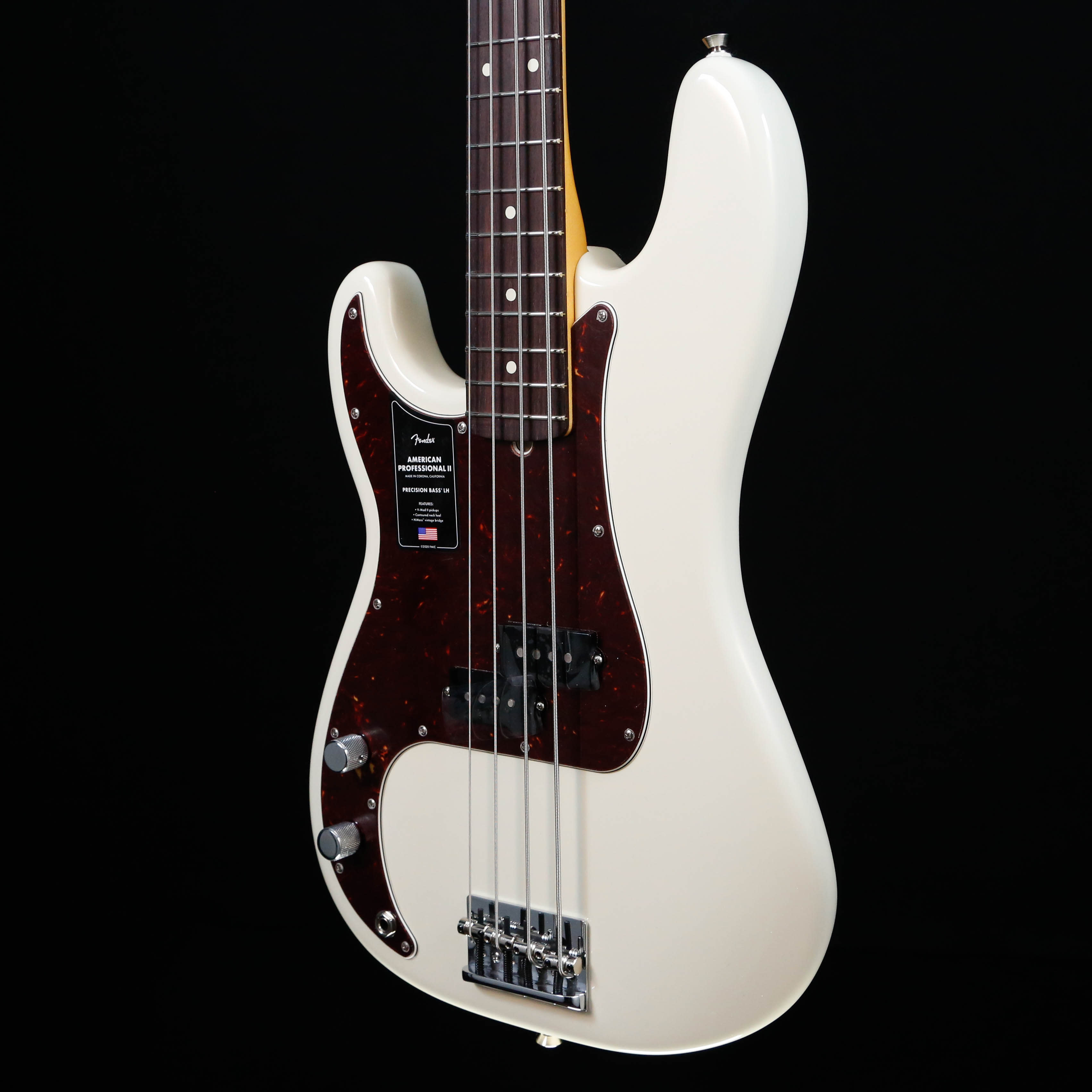 Fender American Professional II Precision Bass Left-Hand, White