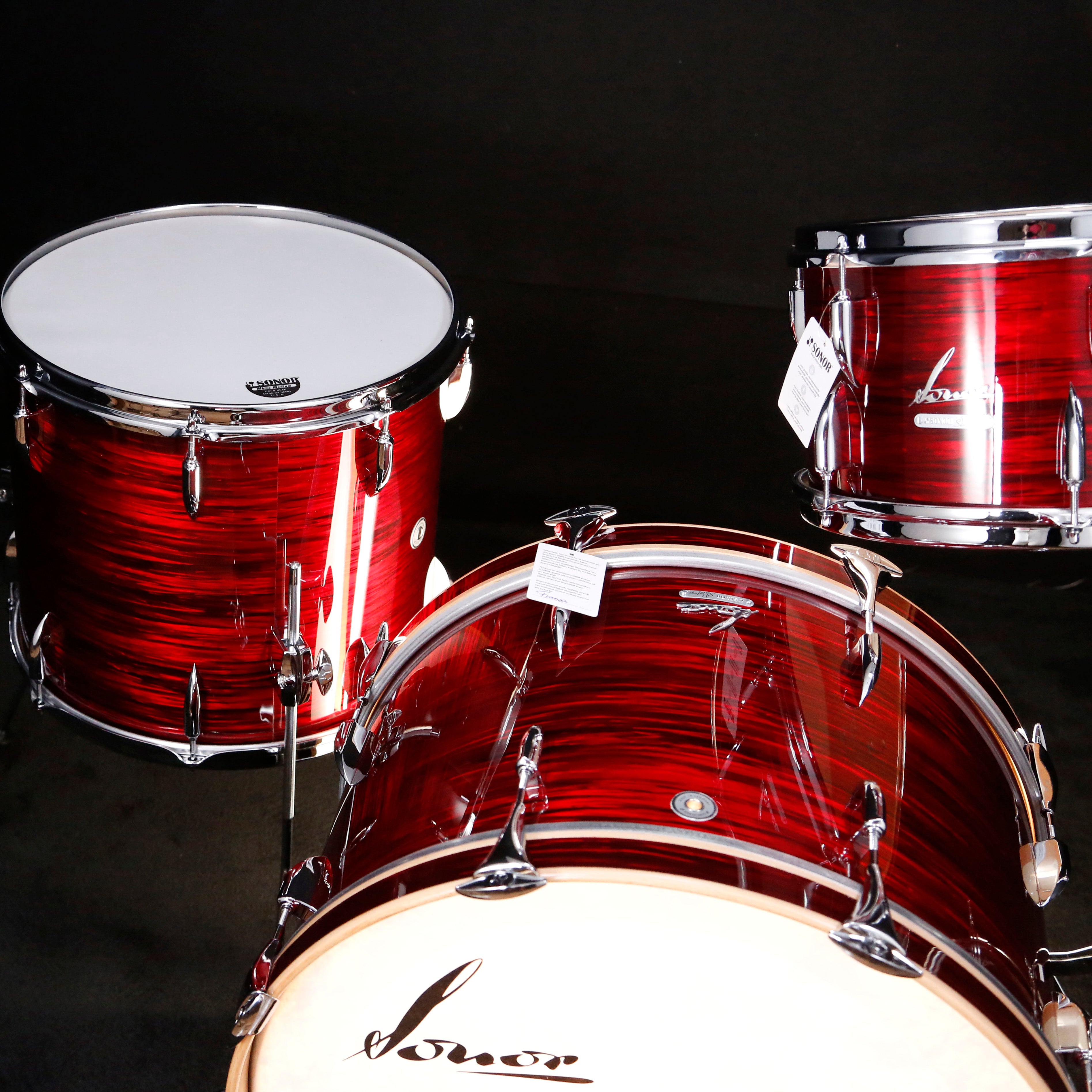 Sonor Vintage Series 3pc Shell Pack 13/16/22, Red Oyster