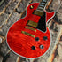 Gibson Les Paul Custom Figured, HAND SELECTED TOP Transparent Red Flame 10lbs 1.7oz