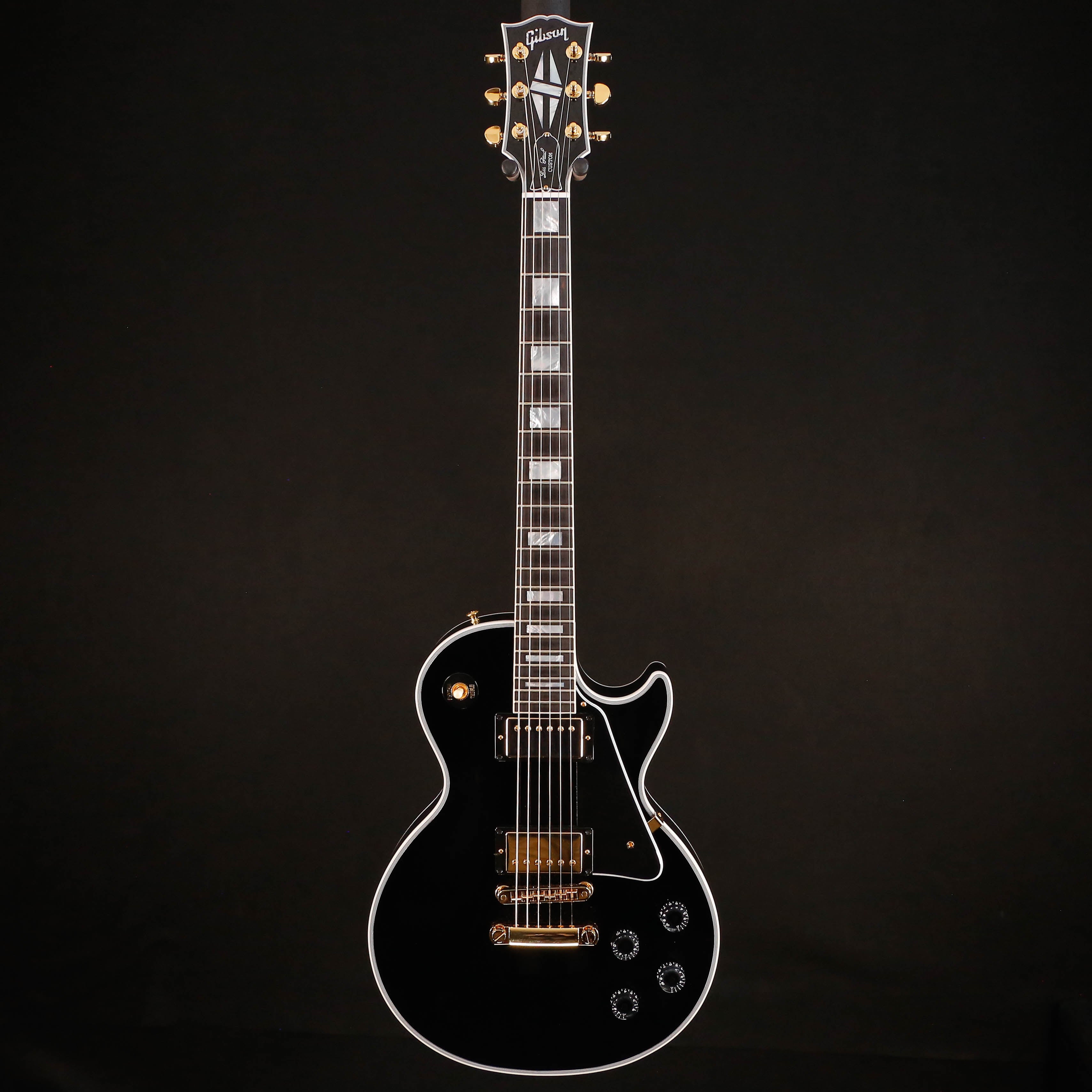 Gibson Les Paul Custom Shop, Ebony Fb, Ebony
