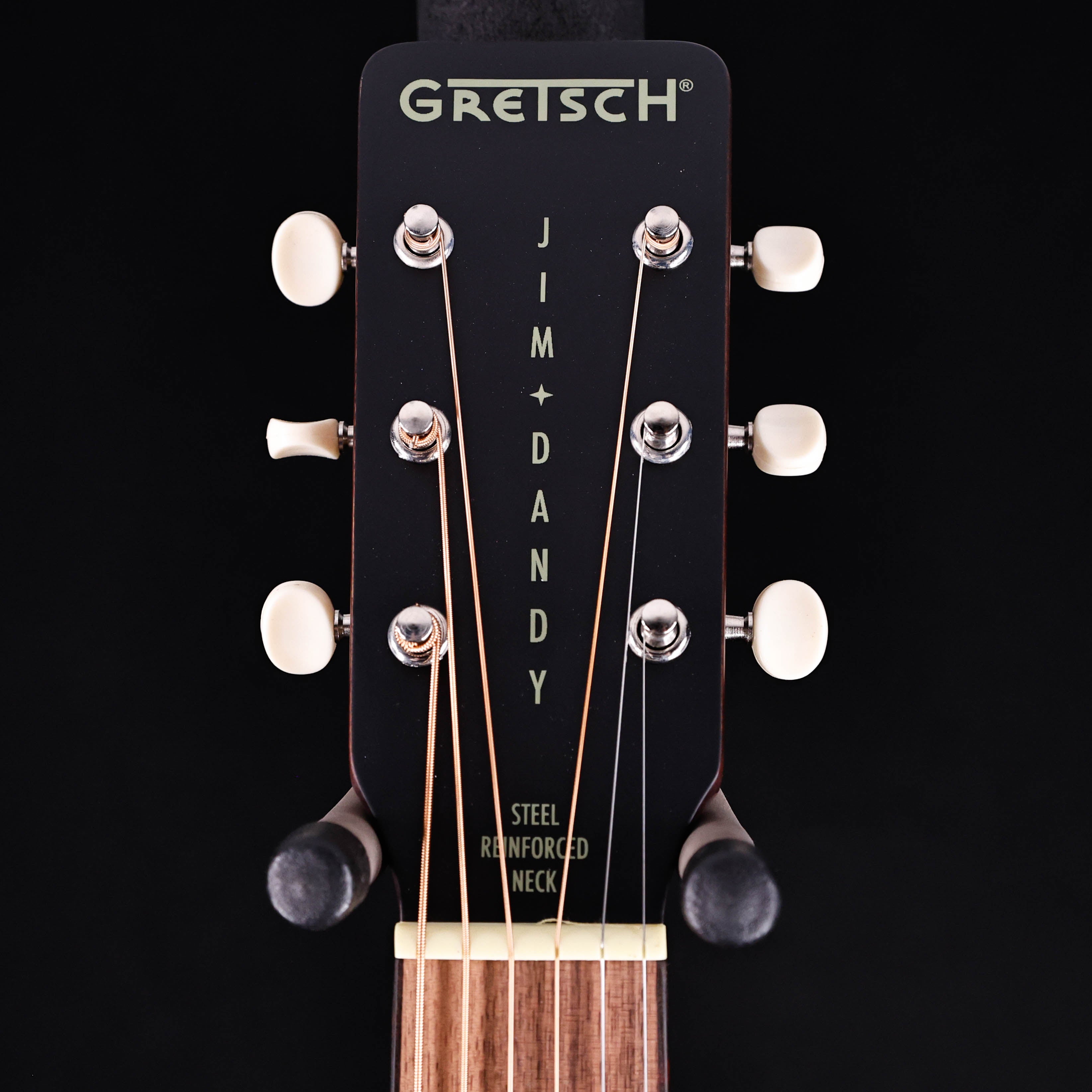 Gretsch Jim Dandy Deltoluxe Dreadnought Acoustic-Electric, Black