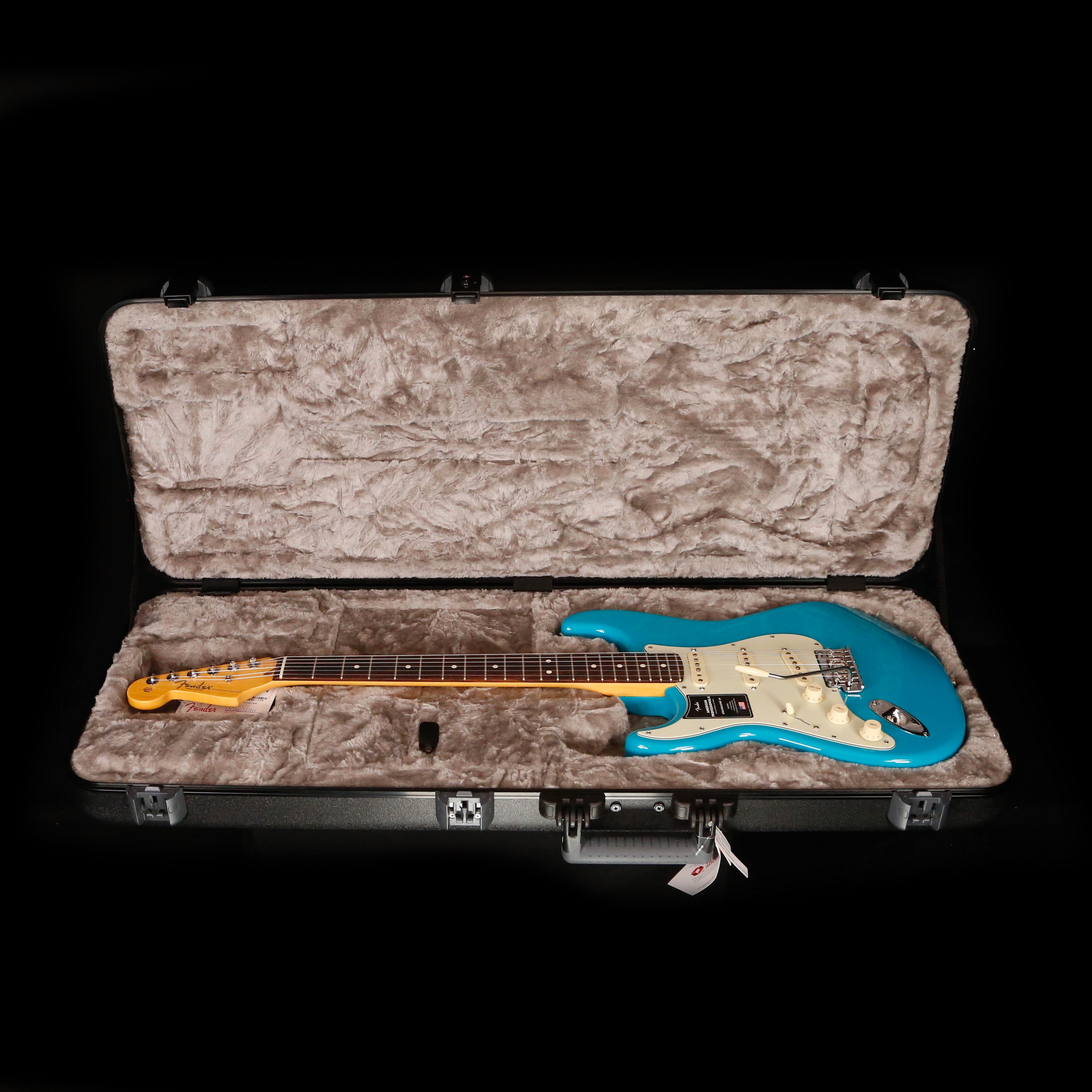 Fender American Professional II Stratocaster Left-Hand, Rosewood Fb, Miami Blue