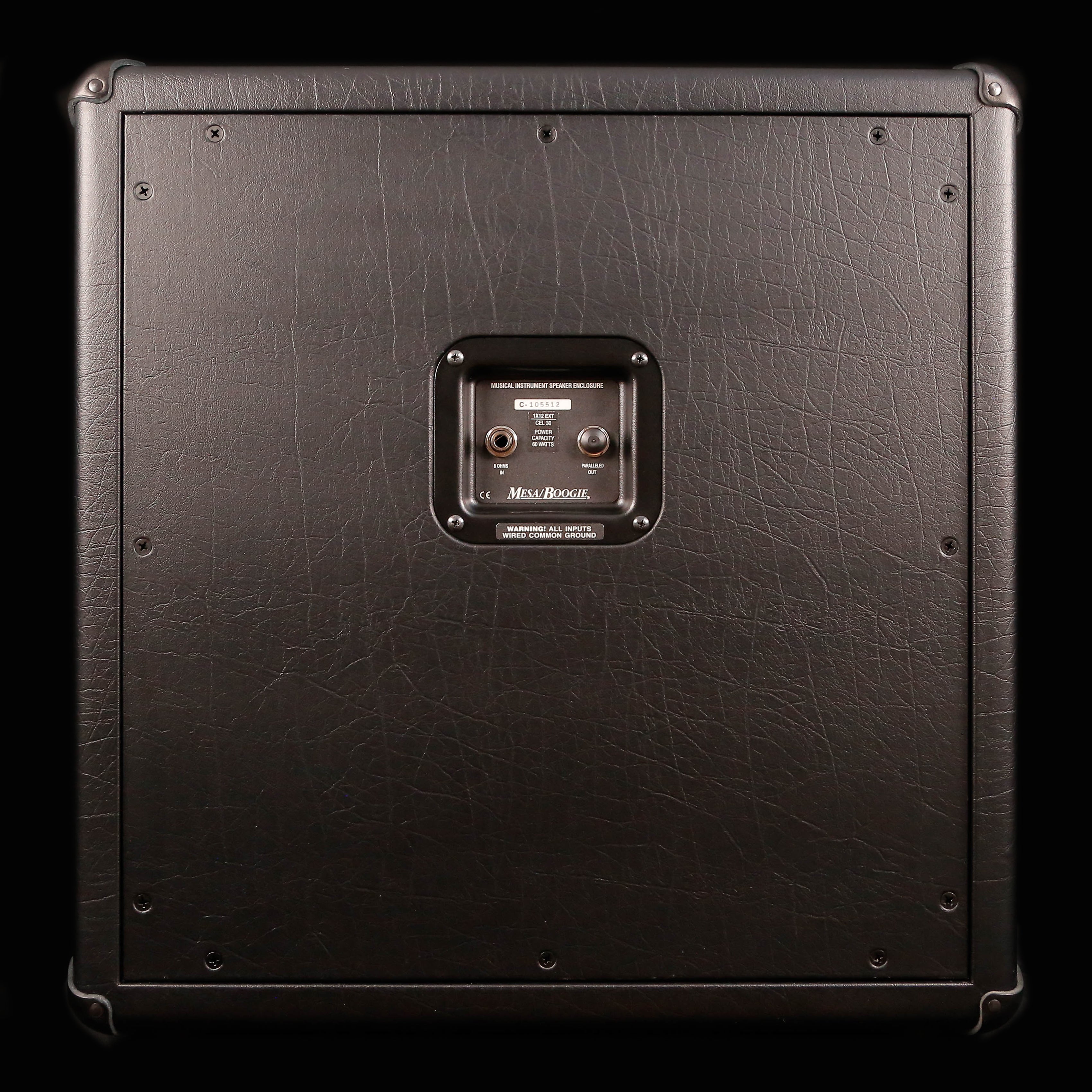 Mesa/Boogie Mini Recto Wide Slant 1x12 Cabinet, Black Taurus