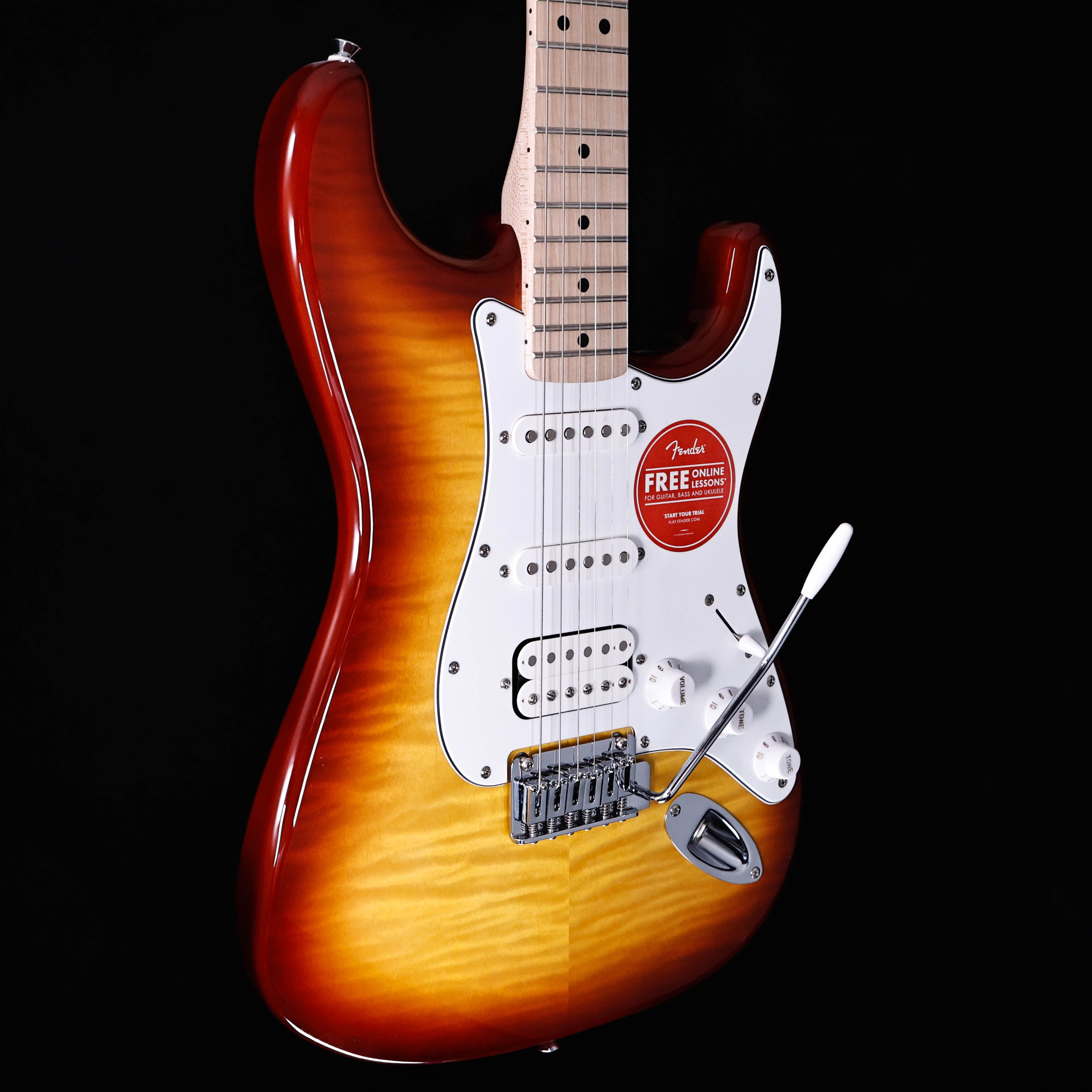 Squier Affinity Stratocaster FMT HSS, Maple Fb, Sienna Sunburst 7lbs 2oz