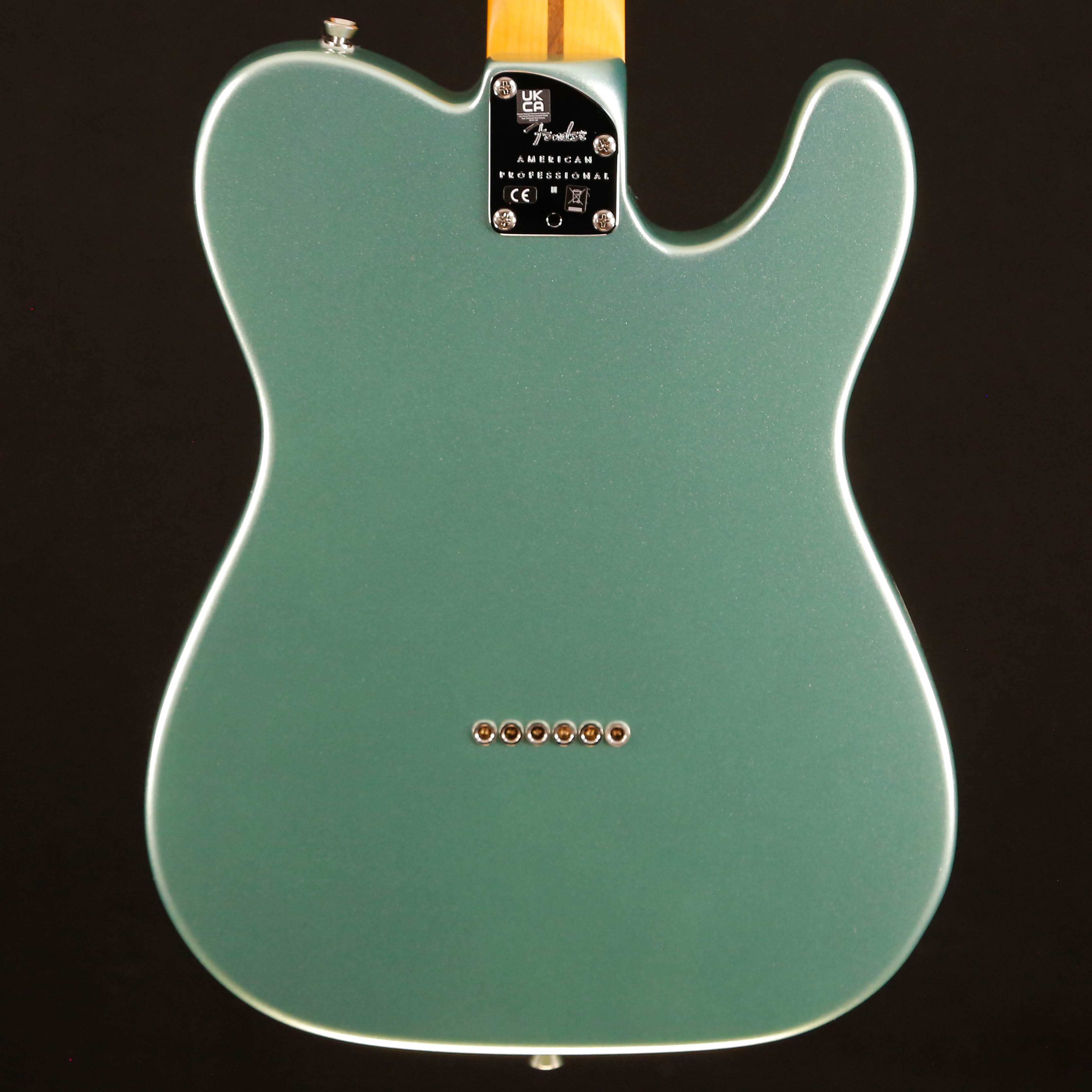 Fender American Professional II Telecaster LH, Mpl Fb, Mystic Surf Green