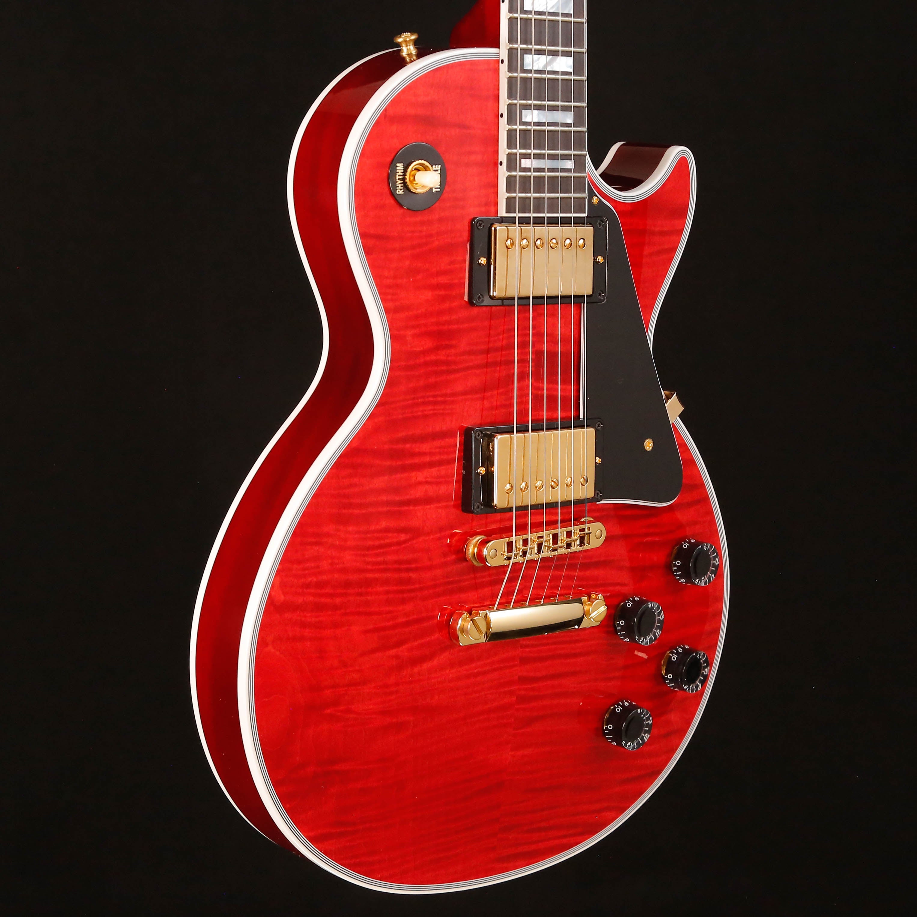 Gibson Les Paul Custom Figured, HAND SELECTED TOP Transparent Red