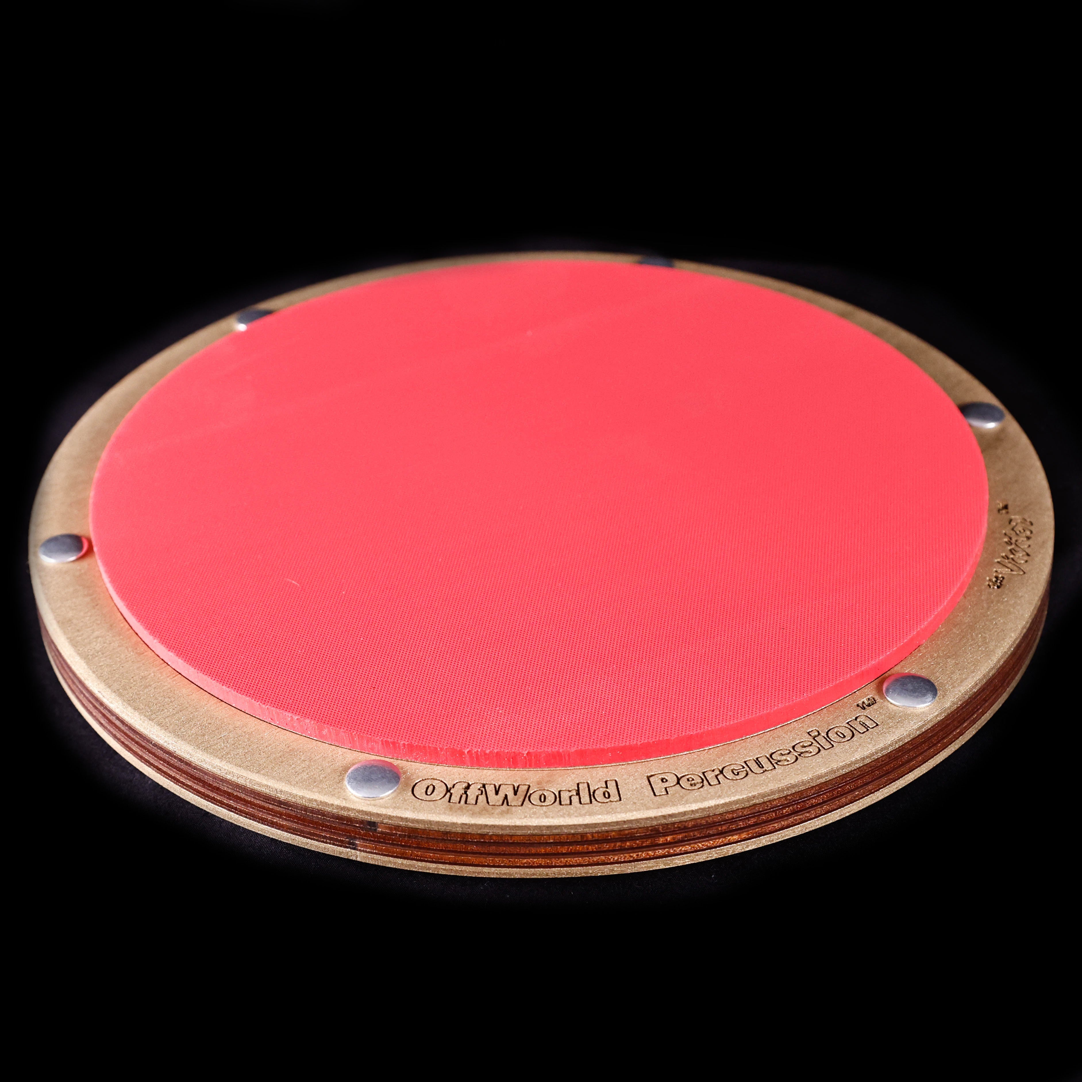 Offworld Percussion Visitor 9" Practice Pad, Red