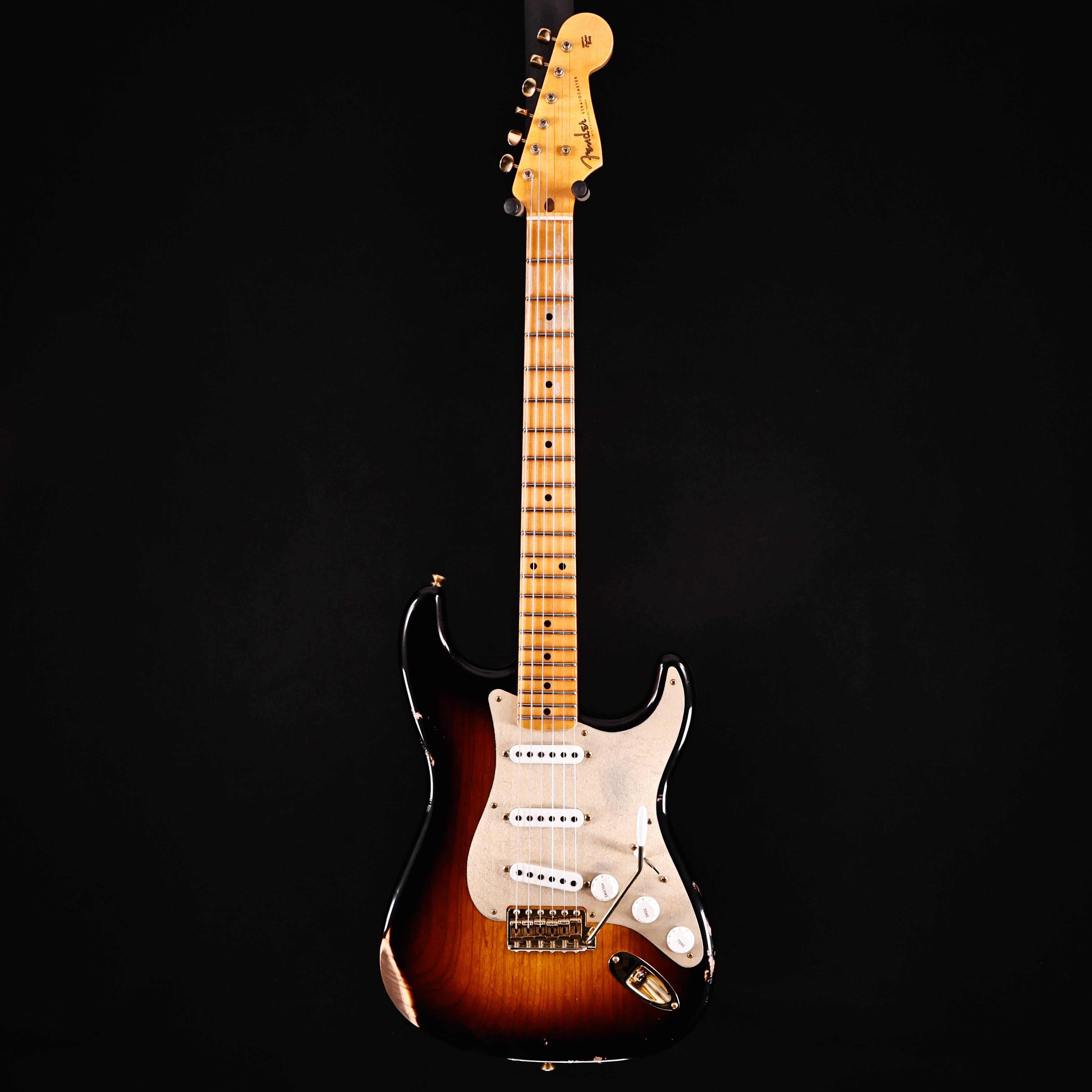 Fender Custom Shop LTD '55 Stratocaster Relic, Wide-fade 2-Color SB 7lbs 8.3oz