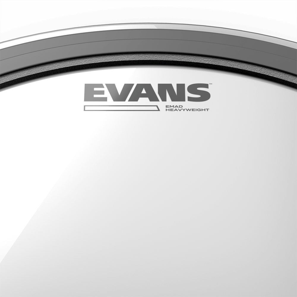 Evans EMAD Heavyweight Clear Bass Drum Head 24''