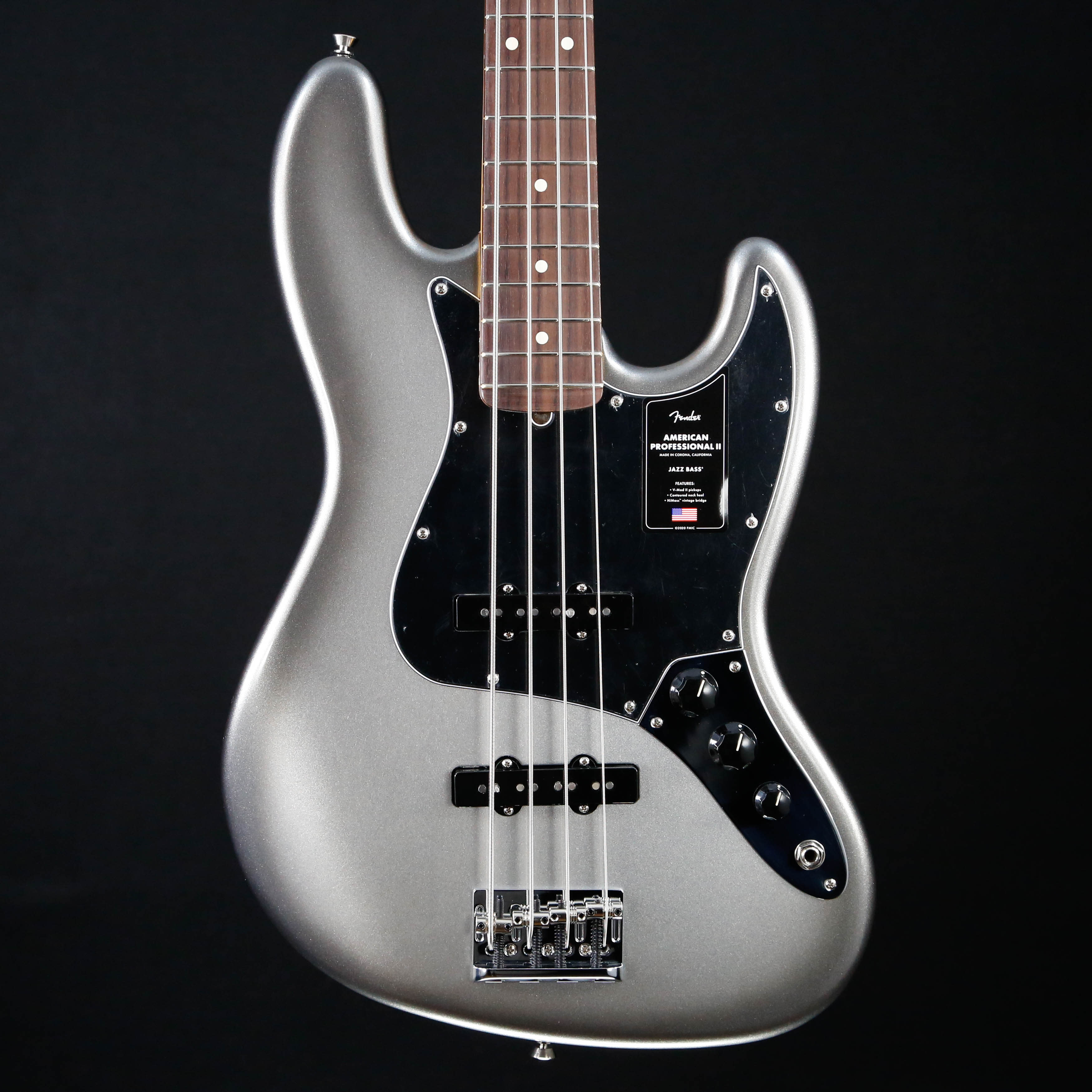 Fender American Professional II Jazz Bass, Rosewood Fb, Mercury
