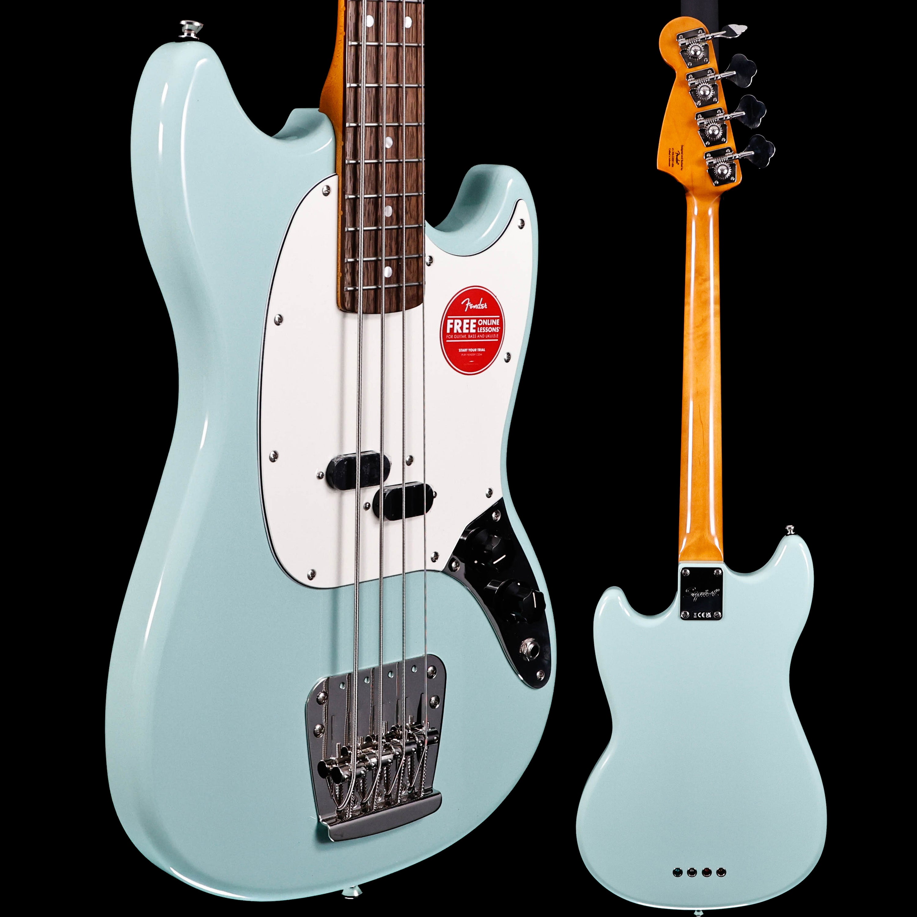 Squier Classic Vibe 60s Mustang Bass, Surf Green