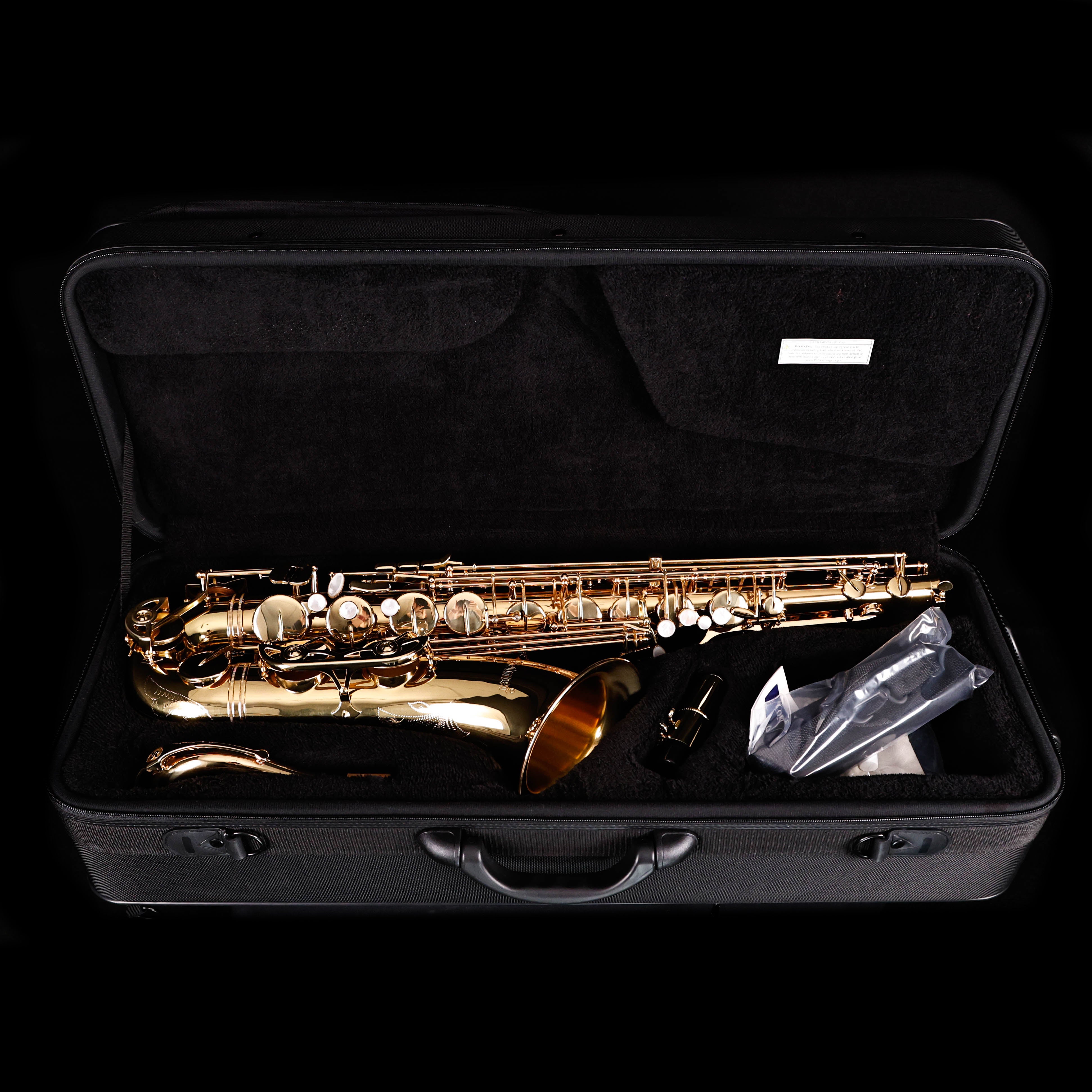 Selmer STS411 Step-Up Tenor Saxophone Outfit-Lacquer