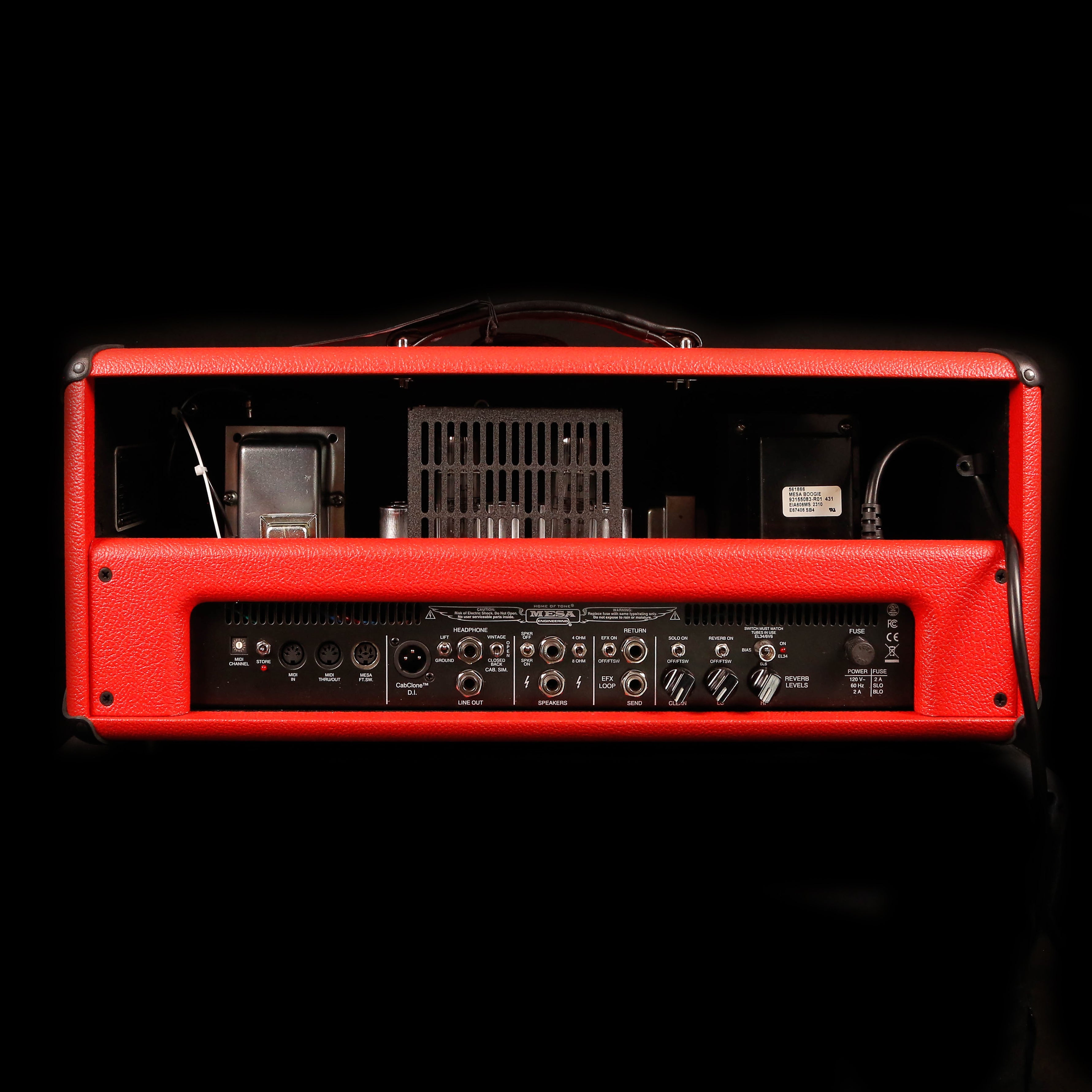 Mesa Boogie Triple Crown TC-50 Configured Head, Red Bronco