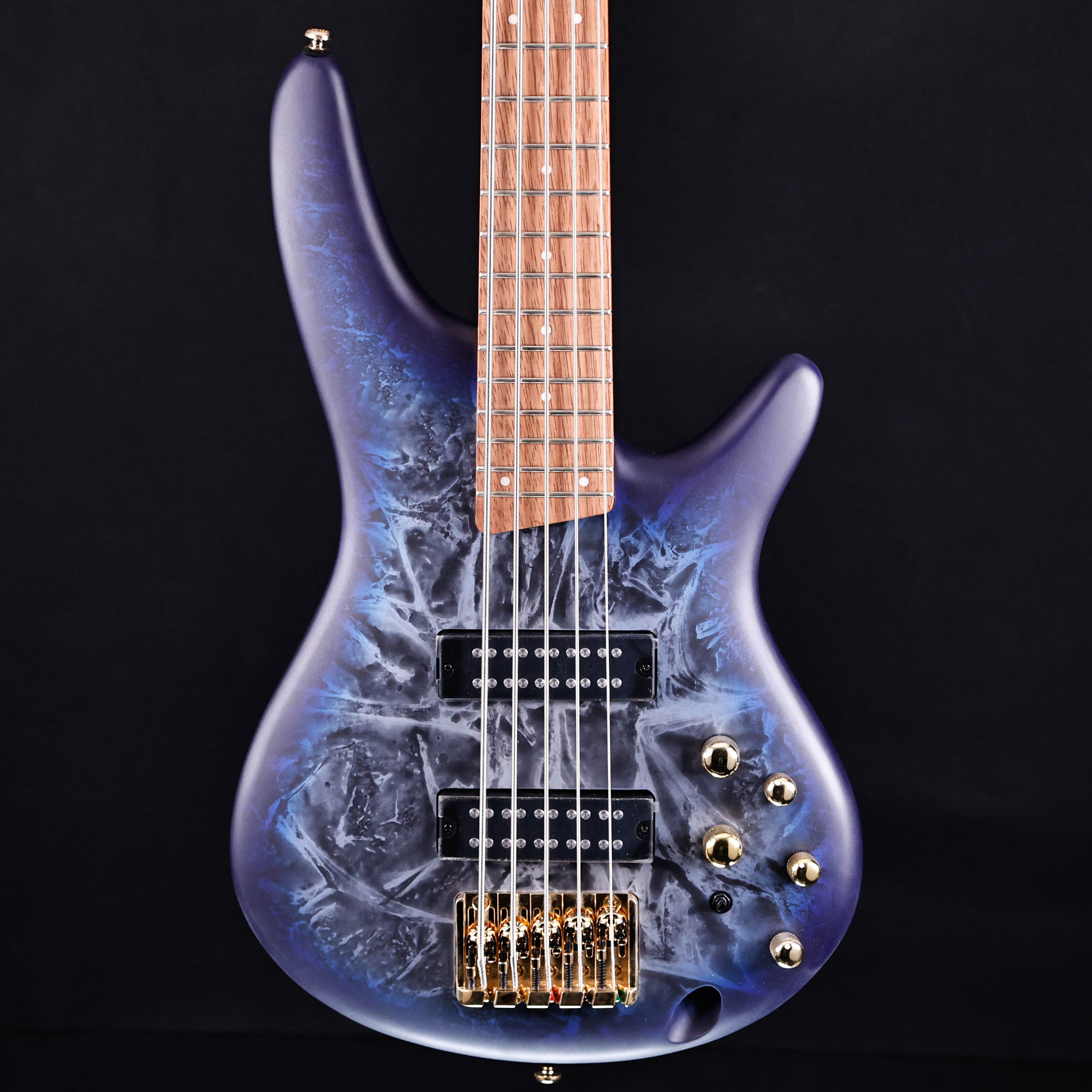 Ibanez SR Standard 5-string Electric Bass, Cosmic Blue Frozen Matte 8lbs 3oz