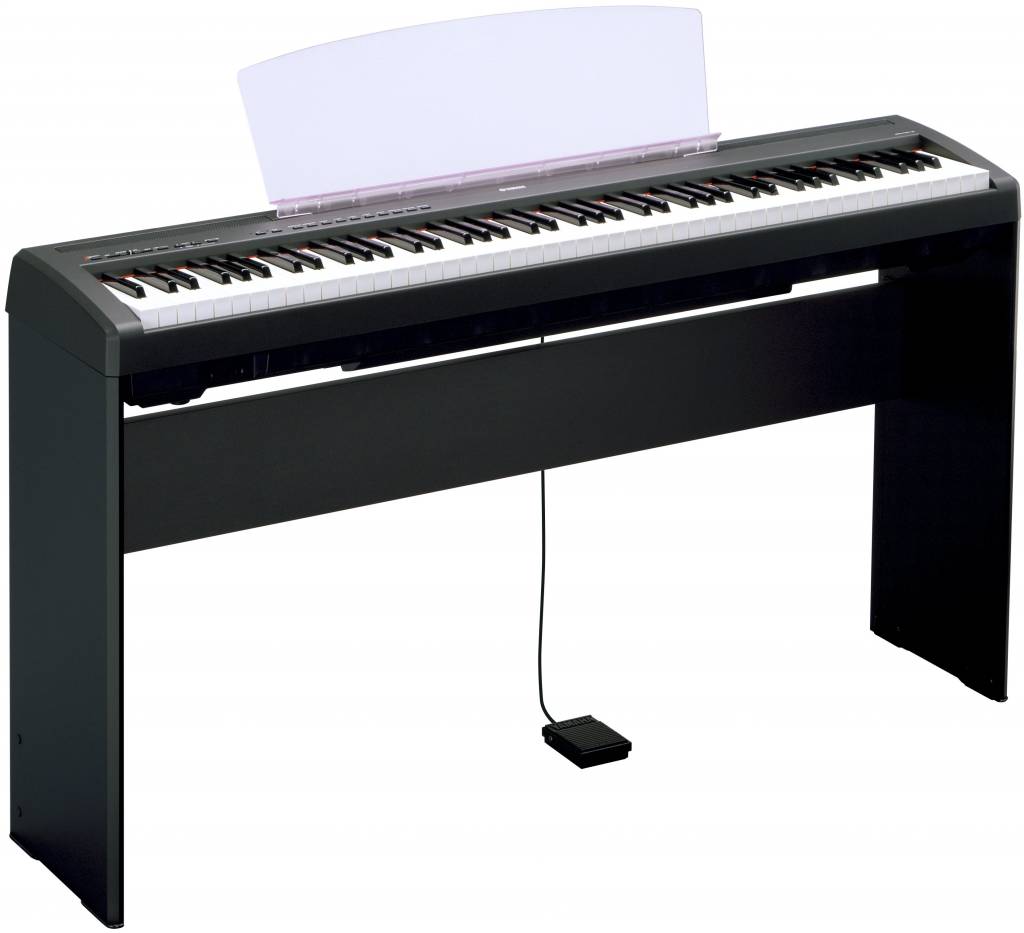 Yamaha L85 Black, Wood, Keyboard Stand for P105 & P45