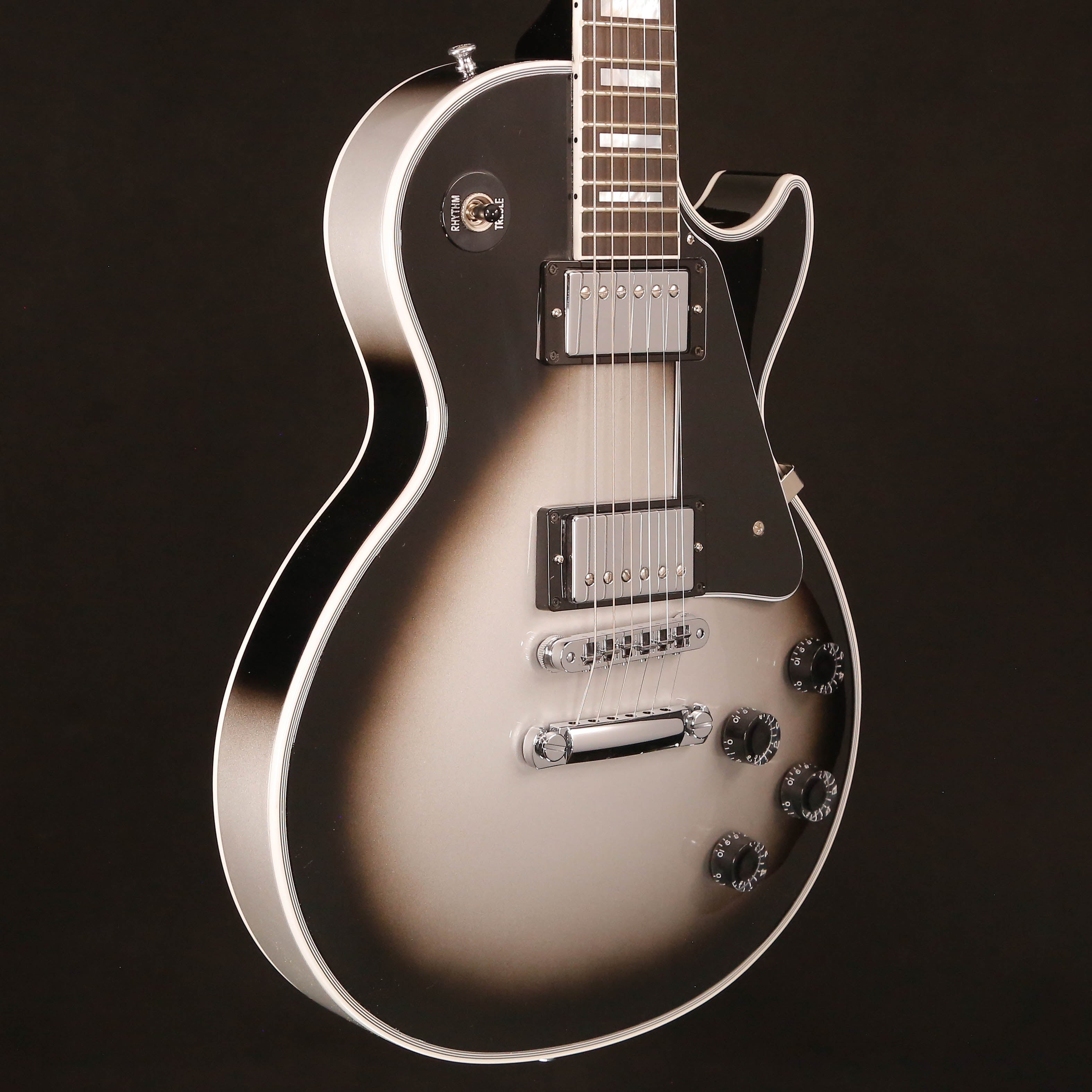 Gibson Les Paul Custom Electric, Silverburst 10lbs 2.7oz HEADSTOCK 