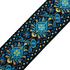 Levy's 2" Jacquard Weave Hootenanny Guitar Strap, Blue/Yellow
