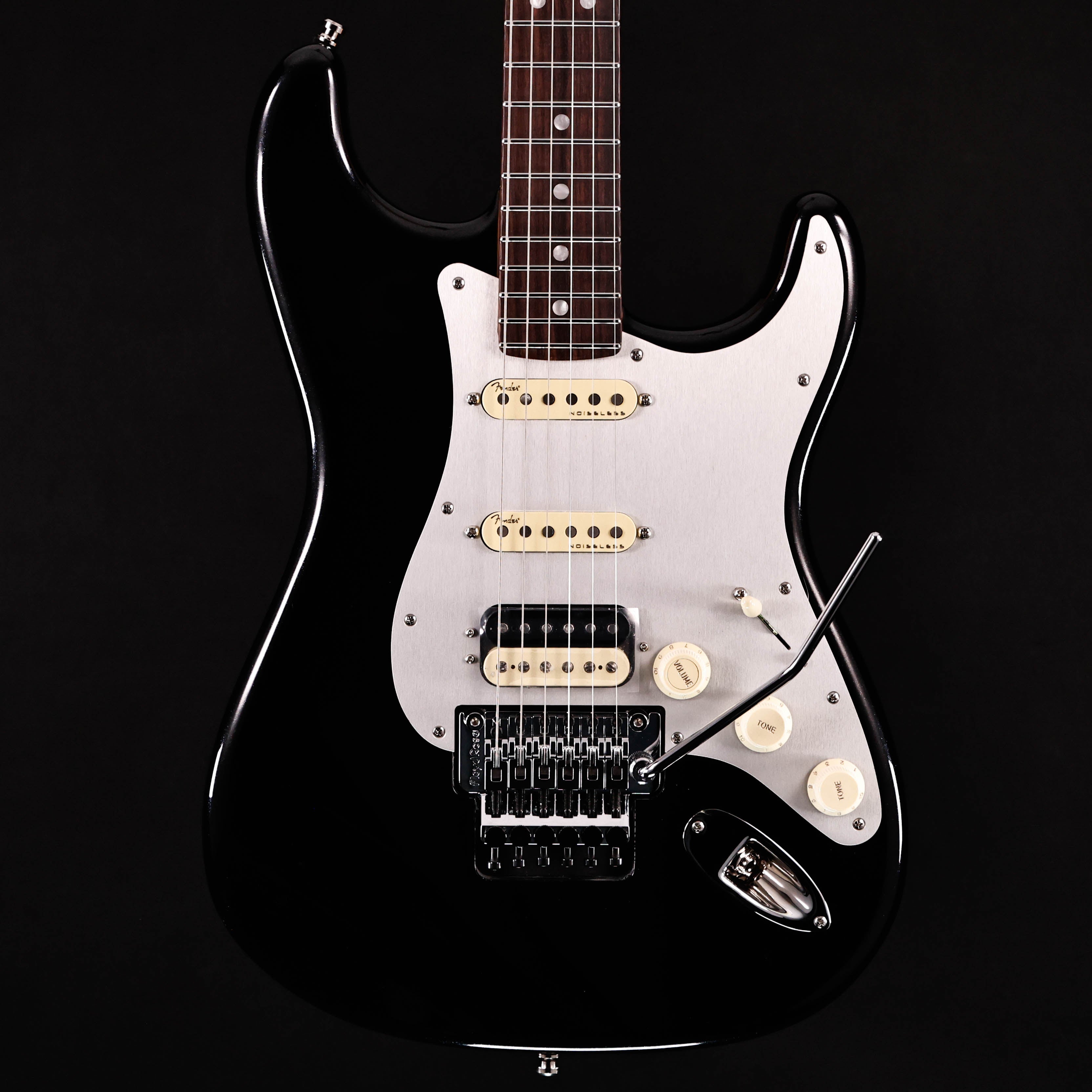 Fender American Ultra Luxe Stratocaster Floyd Rose HSS, Mystic Black –  Melody Music Shop LLC