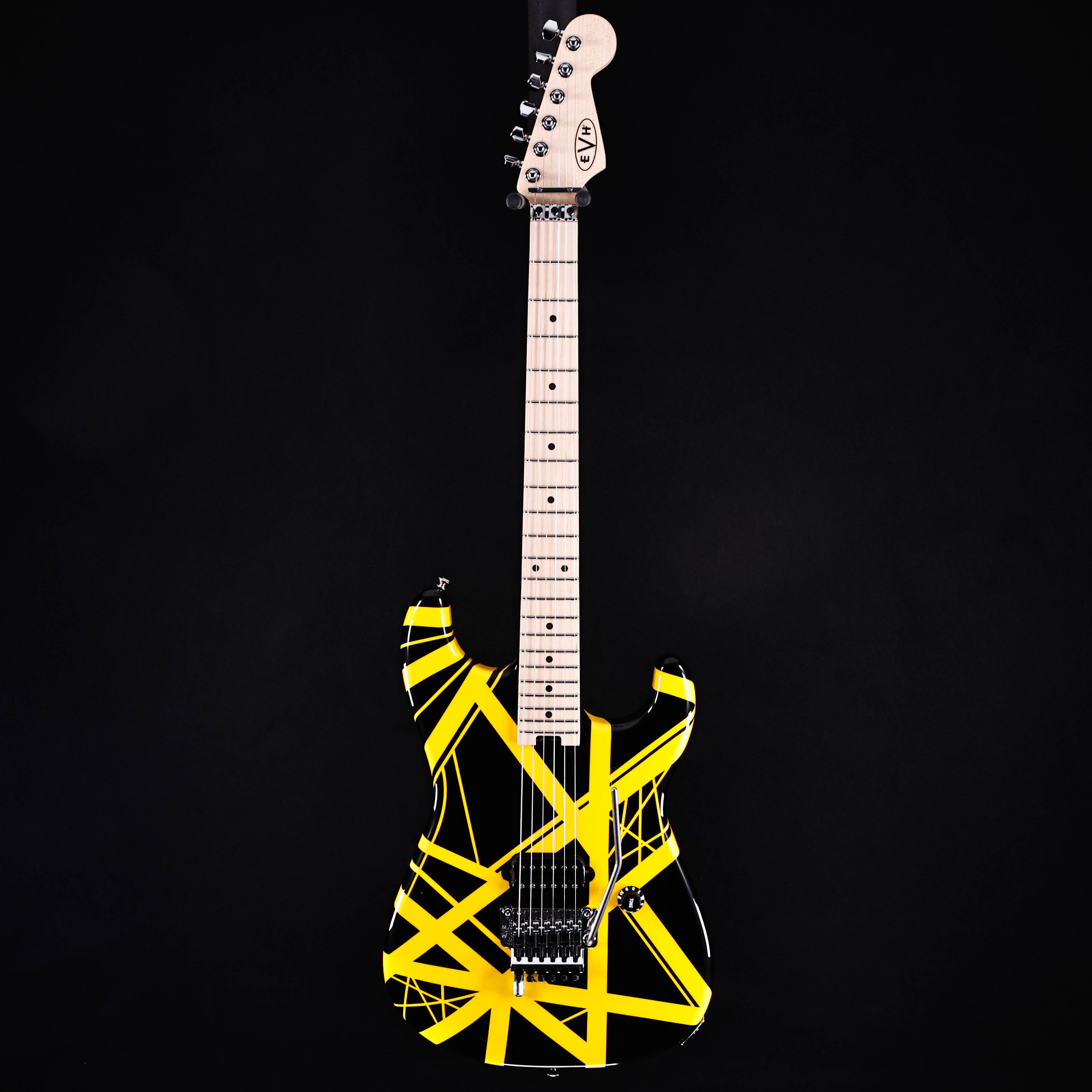 EVH Striped Series, Black w Yellow Stripes