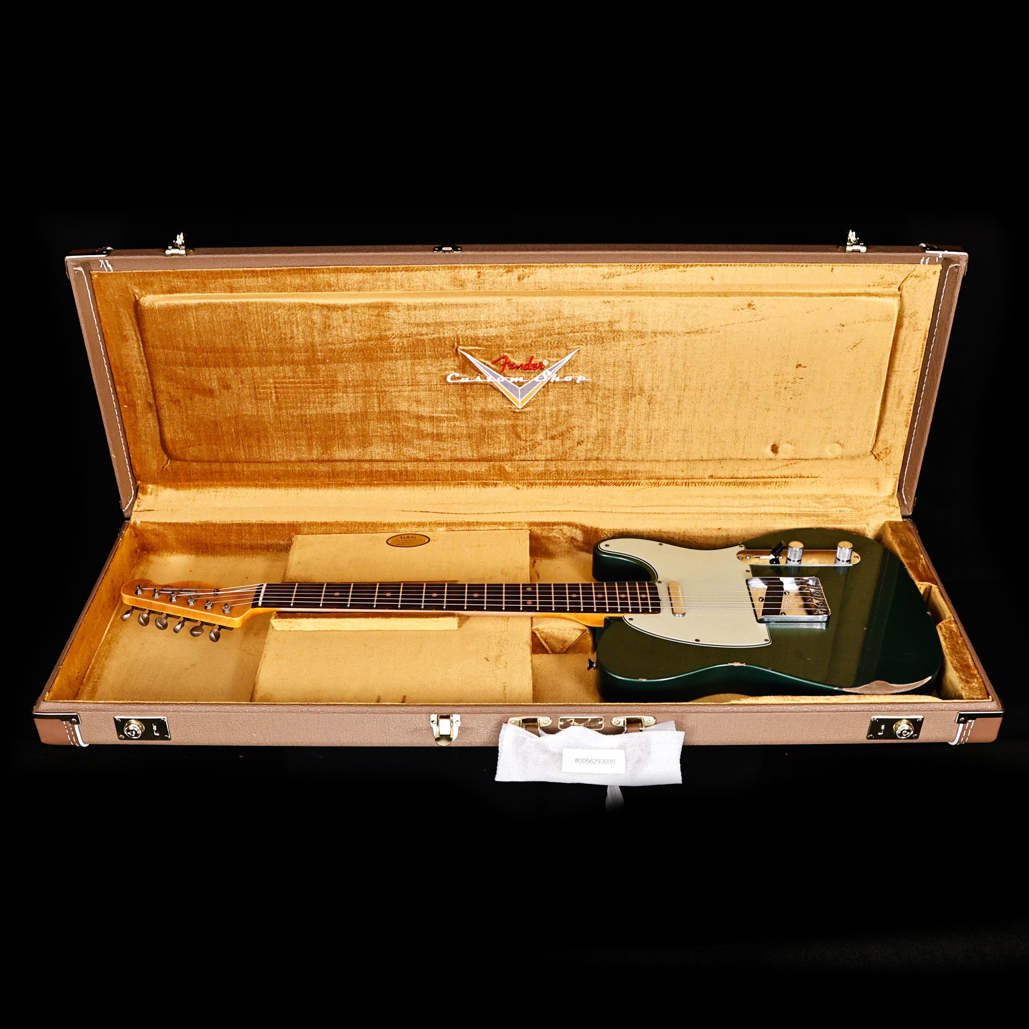 Fender Custom Shop LTD '61 Telecaster Relic, Sherwood Metallic 7lbs 12.4oz