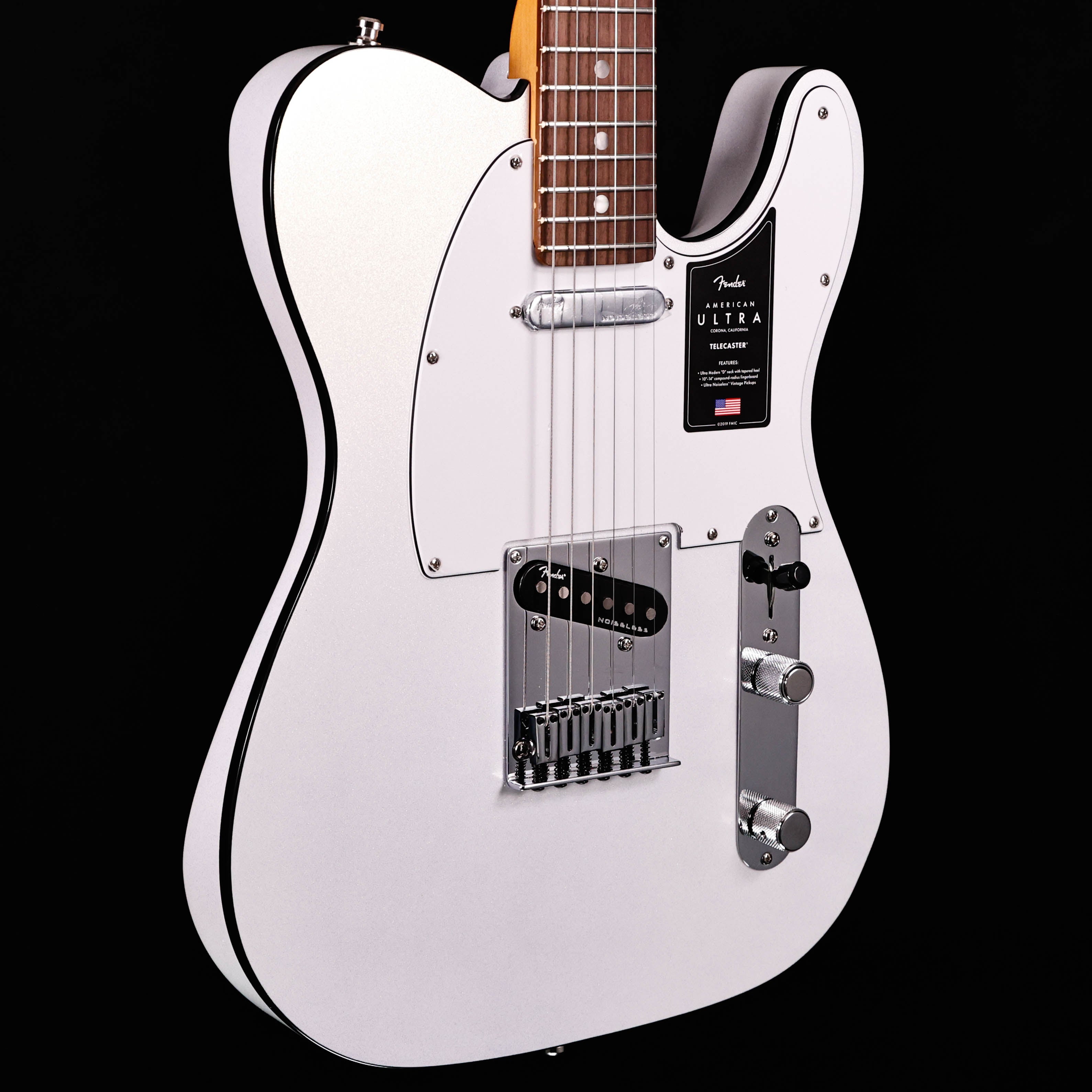 Fender American Ultra Telecaster, Rosewood Fb, Arctic Pearl – Melody Music  Shop LLC