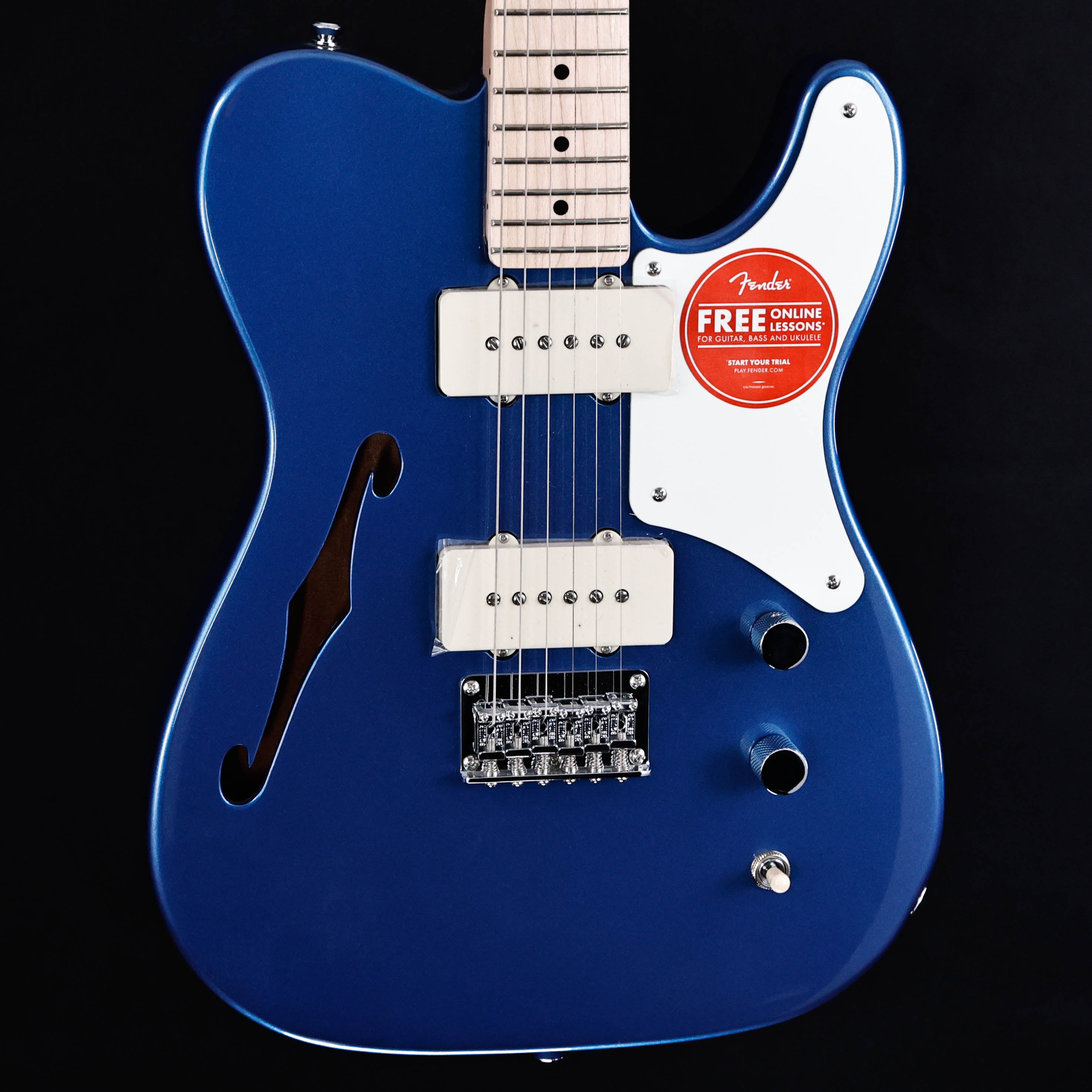 Squier Paranormal Cabronita Telecaster Thinline, Maple Fb, Lake Placid –  Melody Music Shop LLC