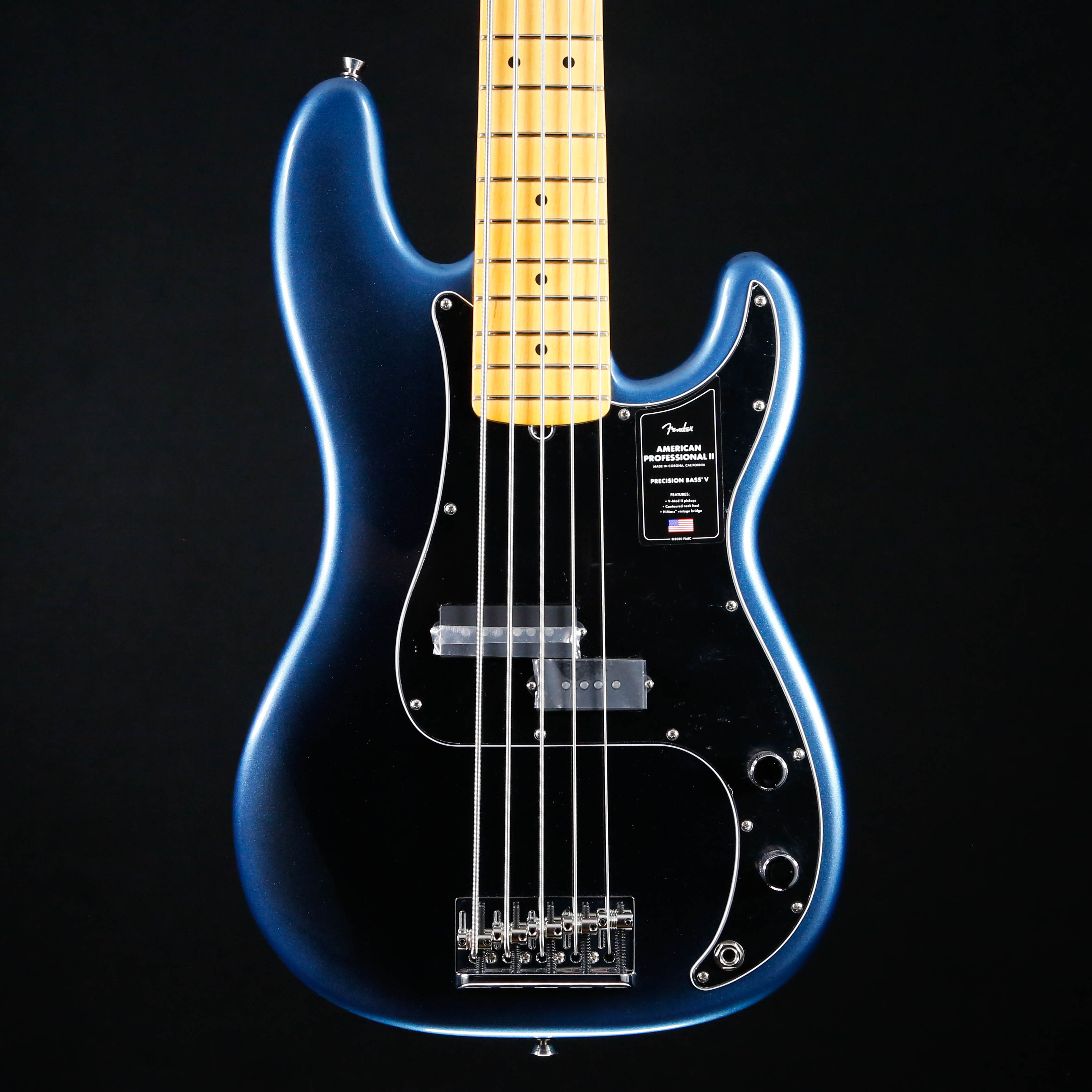 Fender American Professional II Precision Bass V, Mpl Fb, Dark Night