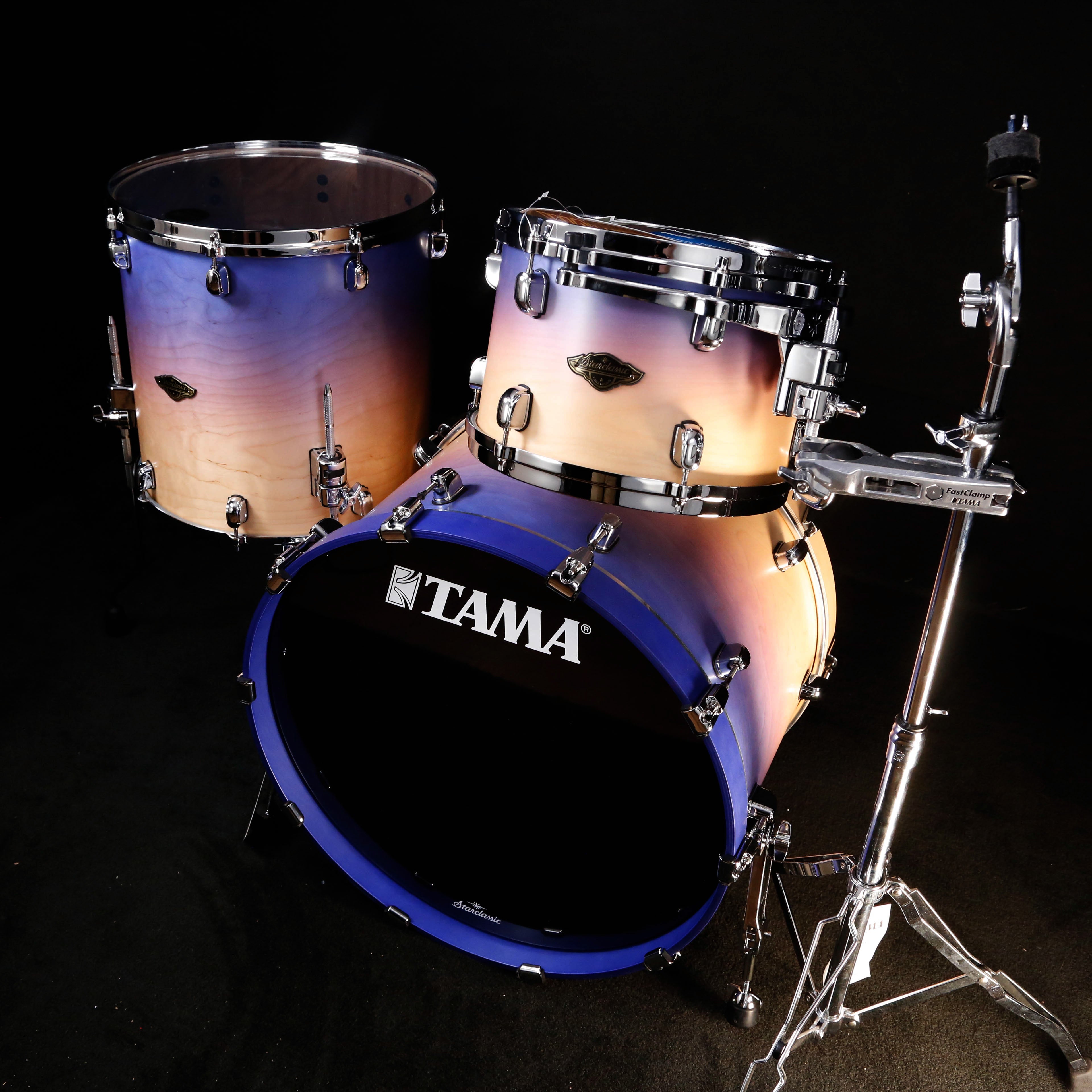 Tama Star Classic Walnut/Birch 3-piece Shell Pack, Satin Purple Atmosphere Fade