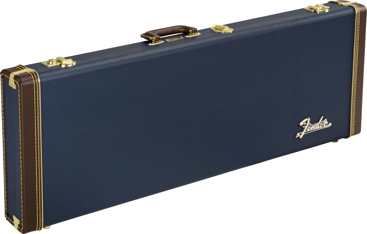 Fender Classic Series Strat/Tele Wood Case, Navy Blue