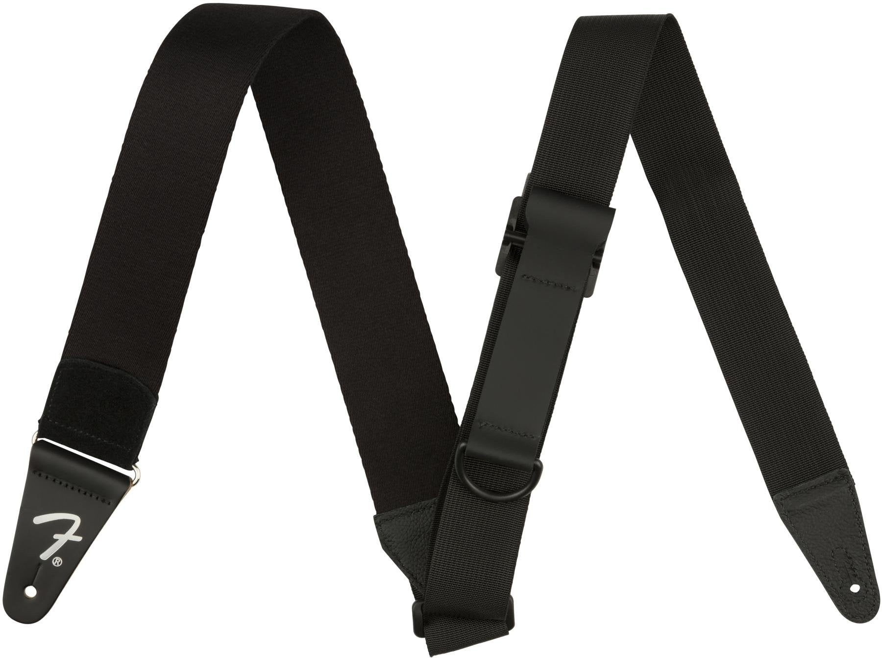 Fender Right Height Guitar Strap, Black Rayon