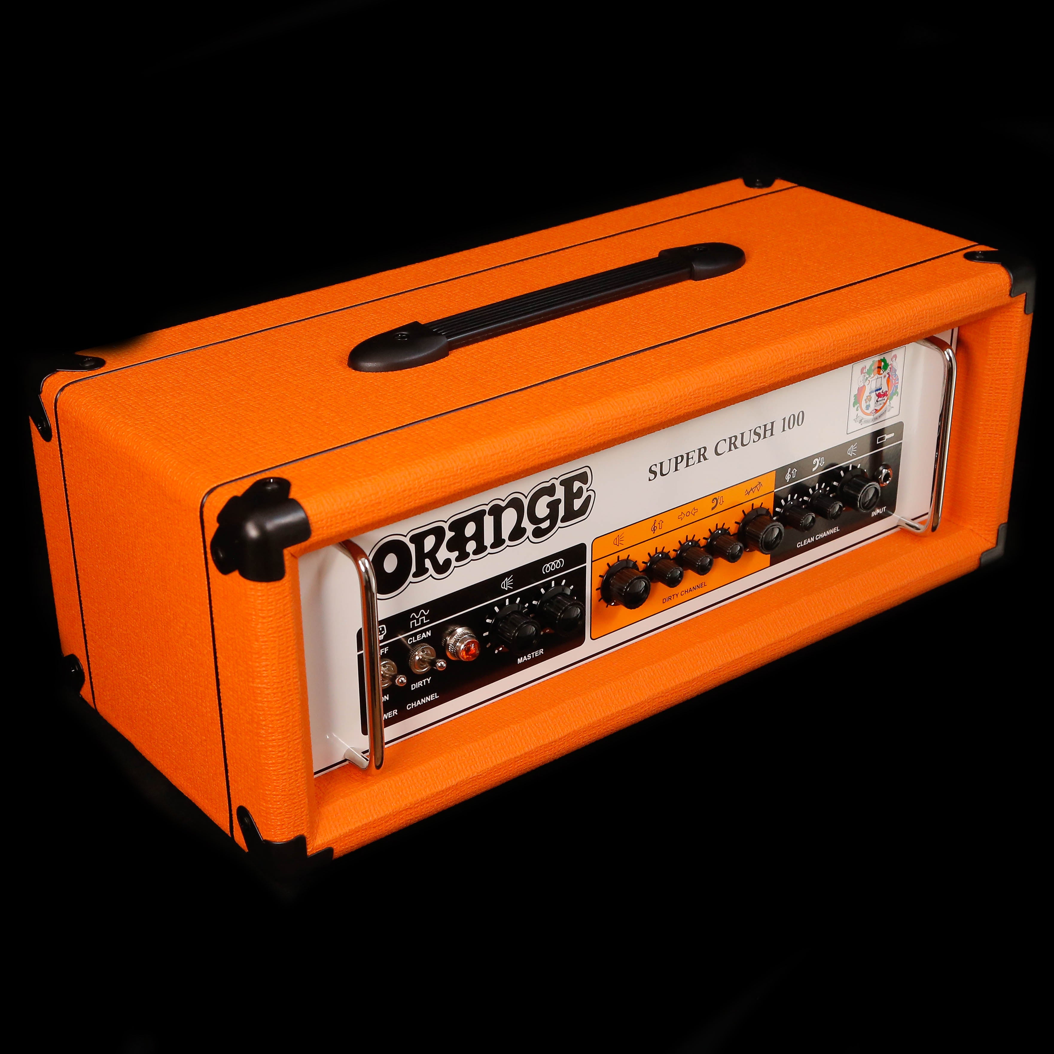 Orange Super Crush 100 - 100-watt Solid-state Head - Orange