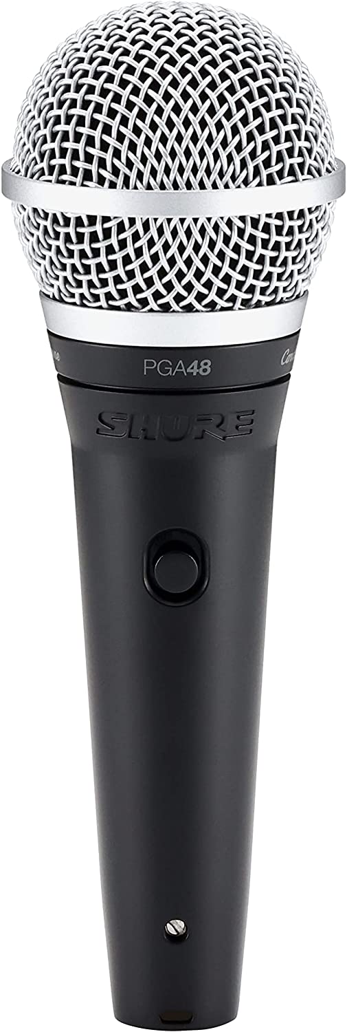 Shure PGA48-XLR Vocal Microphone with 15' XLR Microphone Cable
