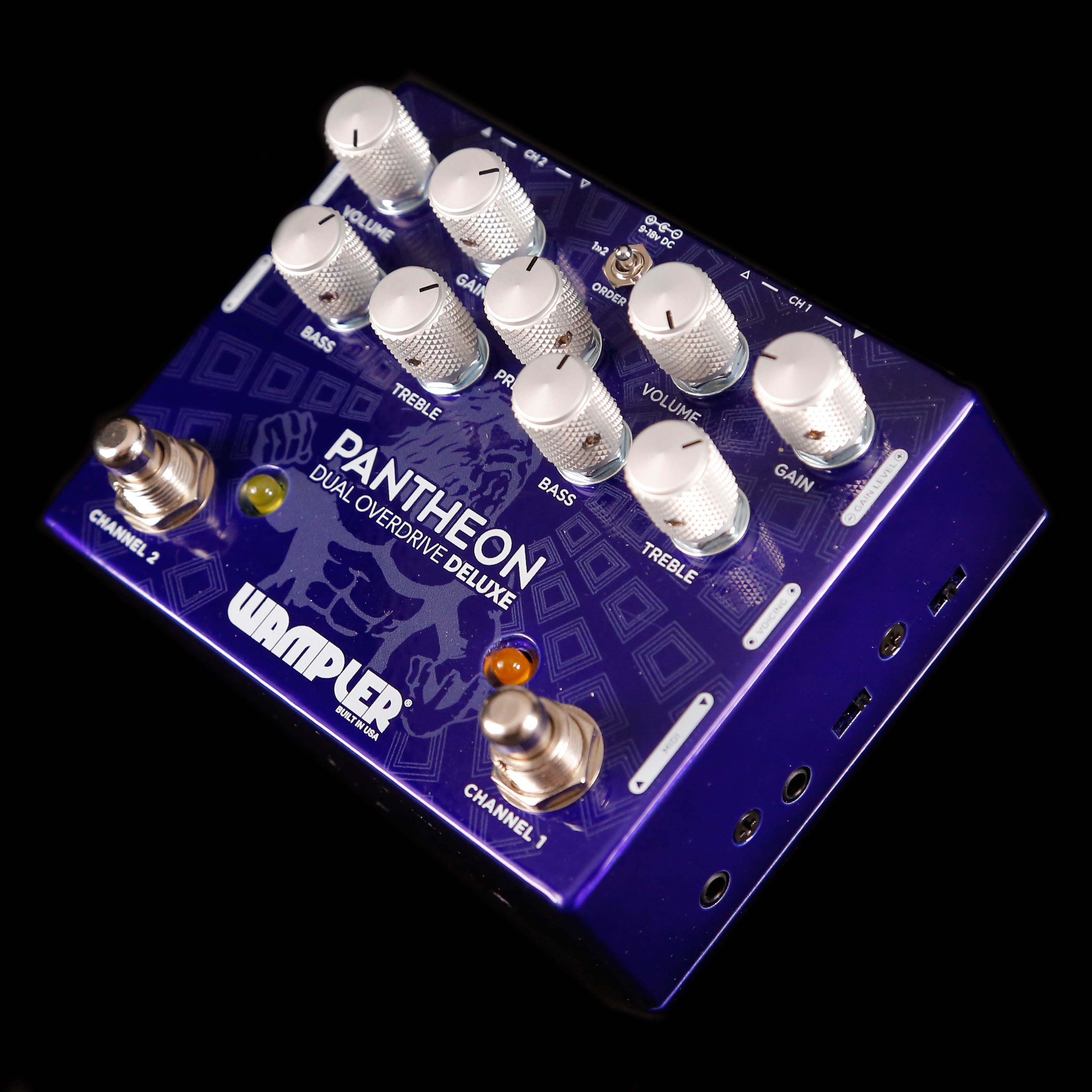 Wampler Dual Pantheon 2-channel Deluxe Overdrive Pedal
